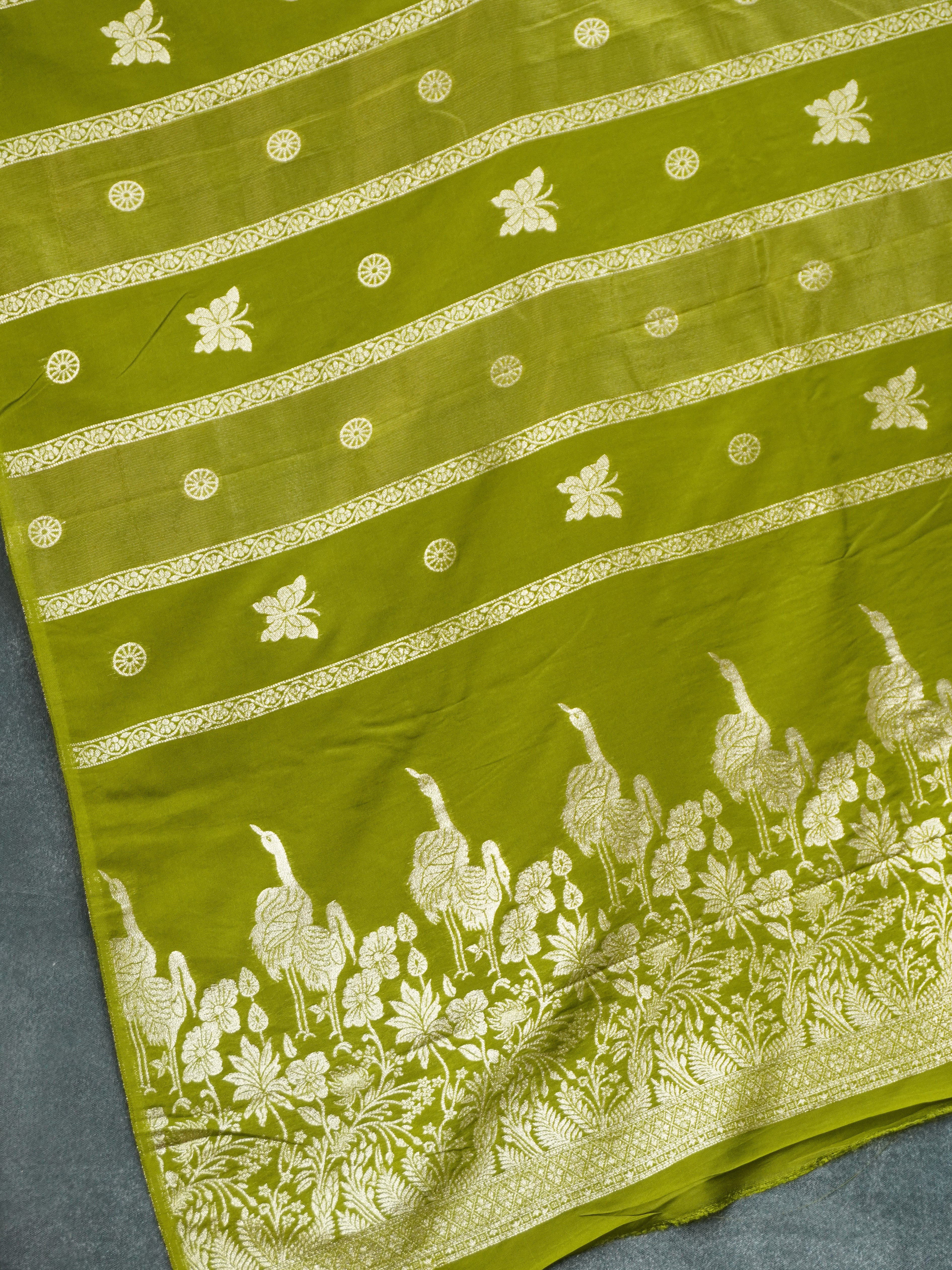 Viscose Georgette Saree | TTDS3162