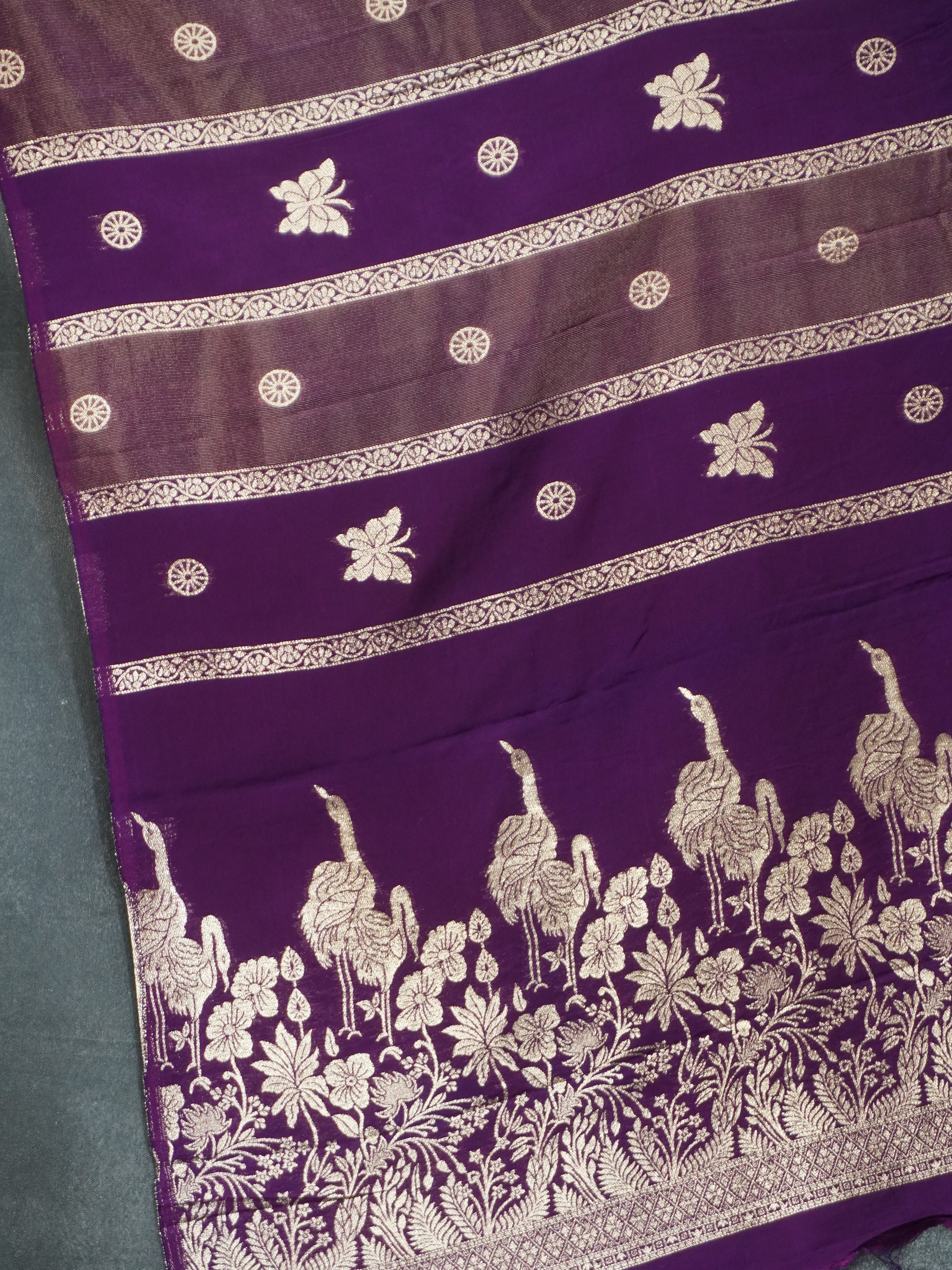 Viscose Georgette Saree | TTDS3162