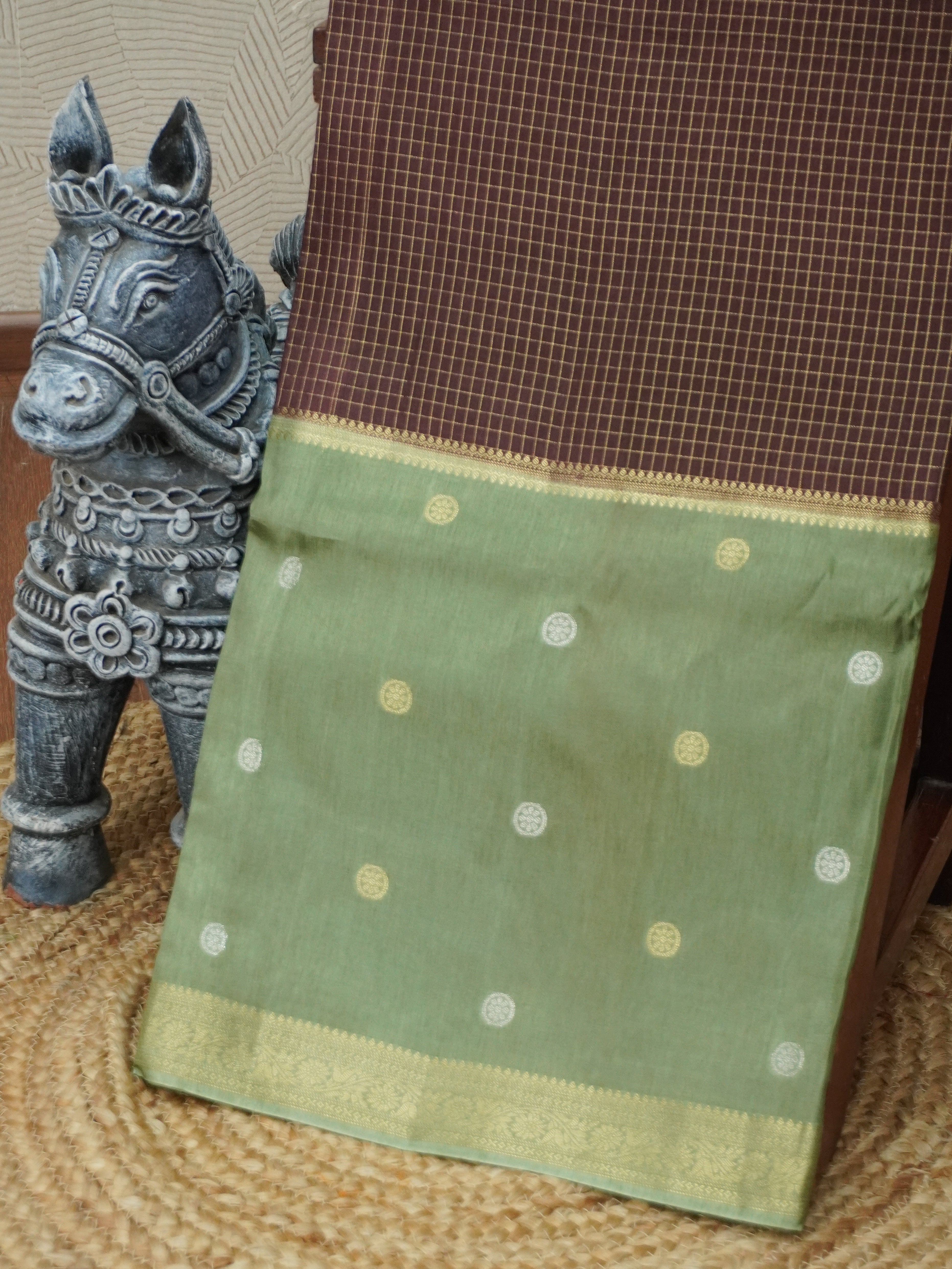 Semi Mysore Silk Saree | TTDS2783