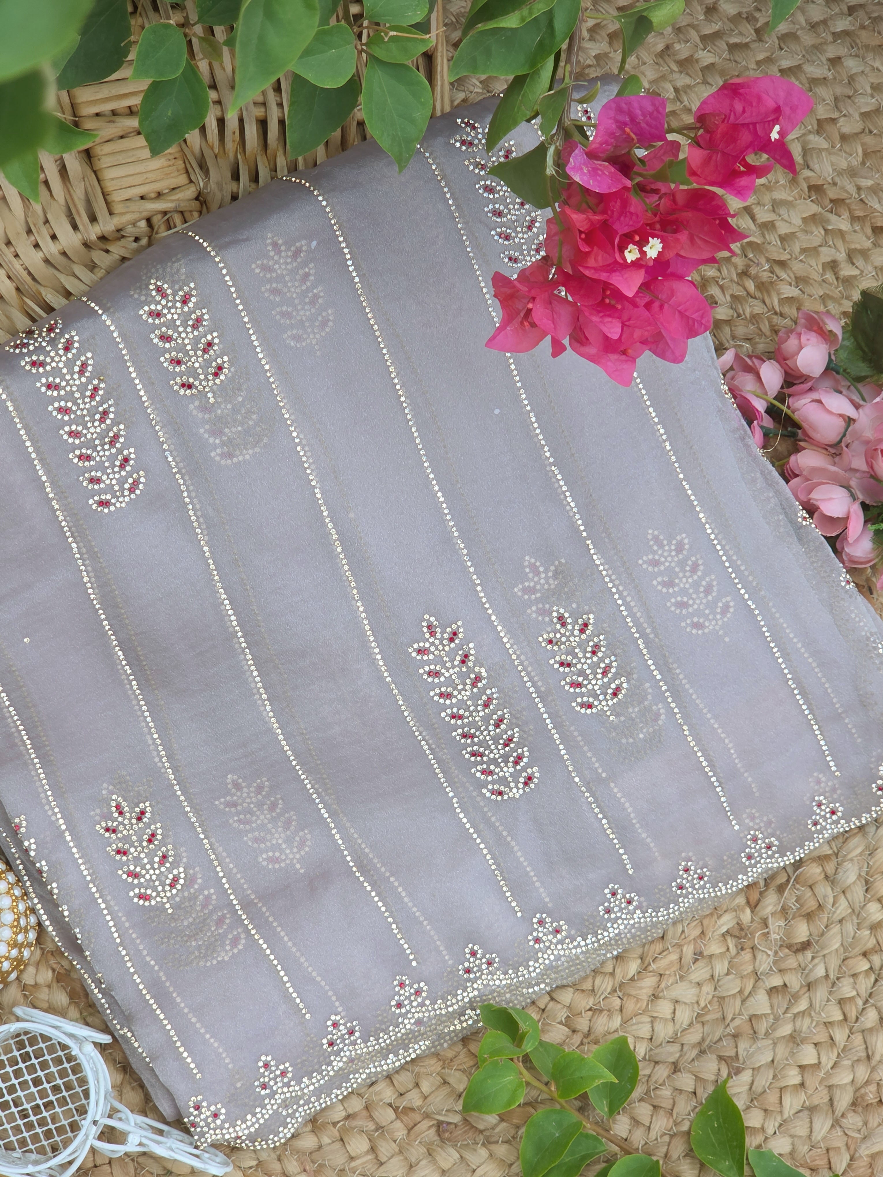 Designer Saree With Stone Work | TTDS3229