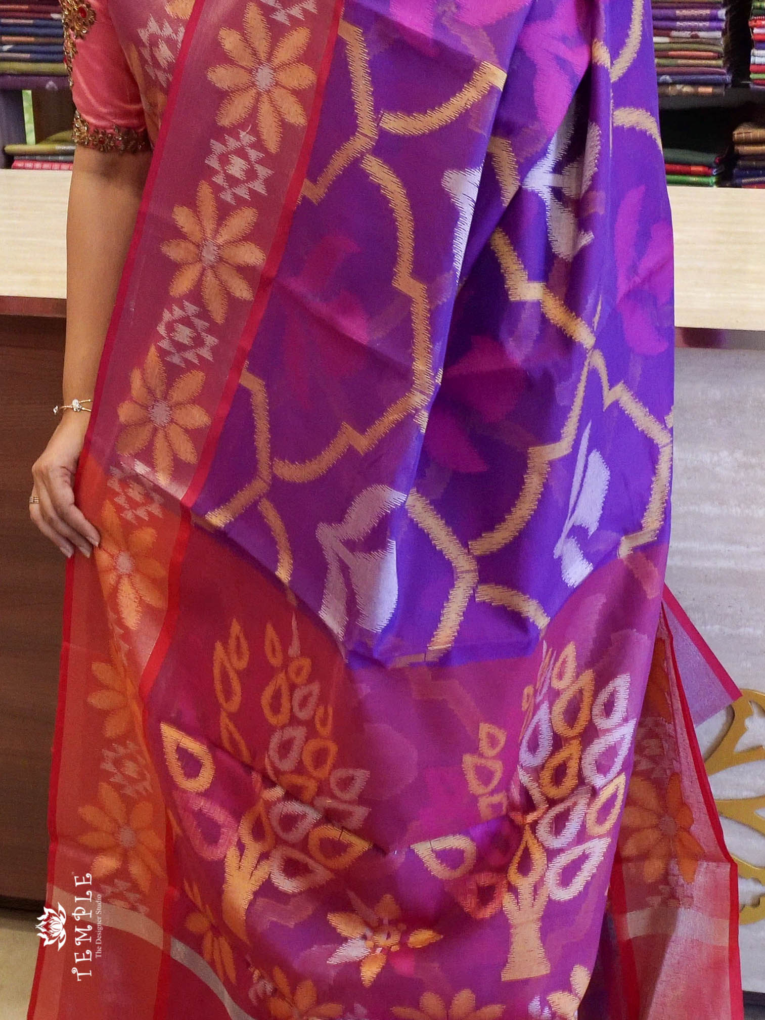 Pochampally Chanderi Cotton Saree | TTDS1103