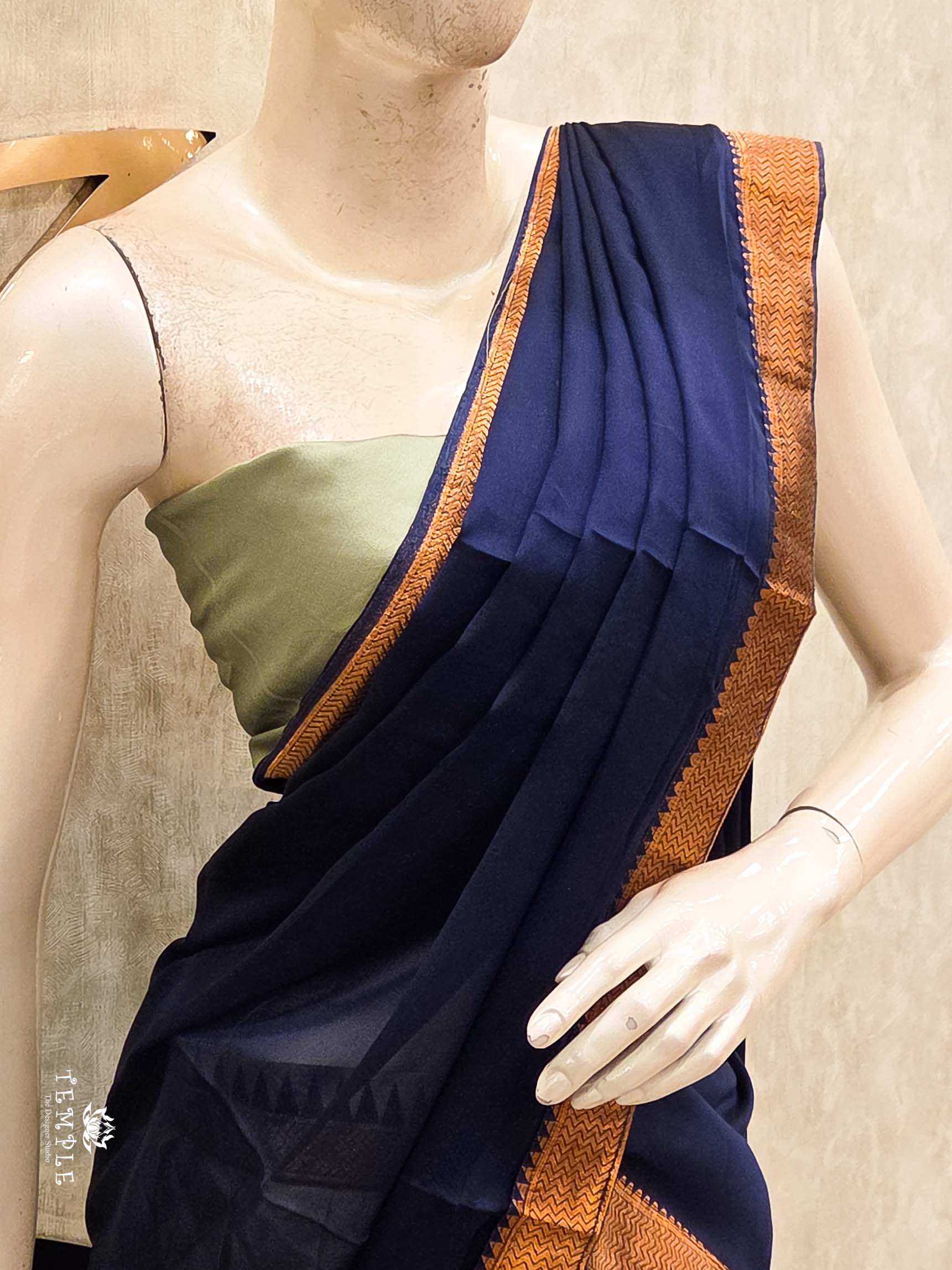 Silk Pattu Pavadai With Dhavani Set | TTDS2161