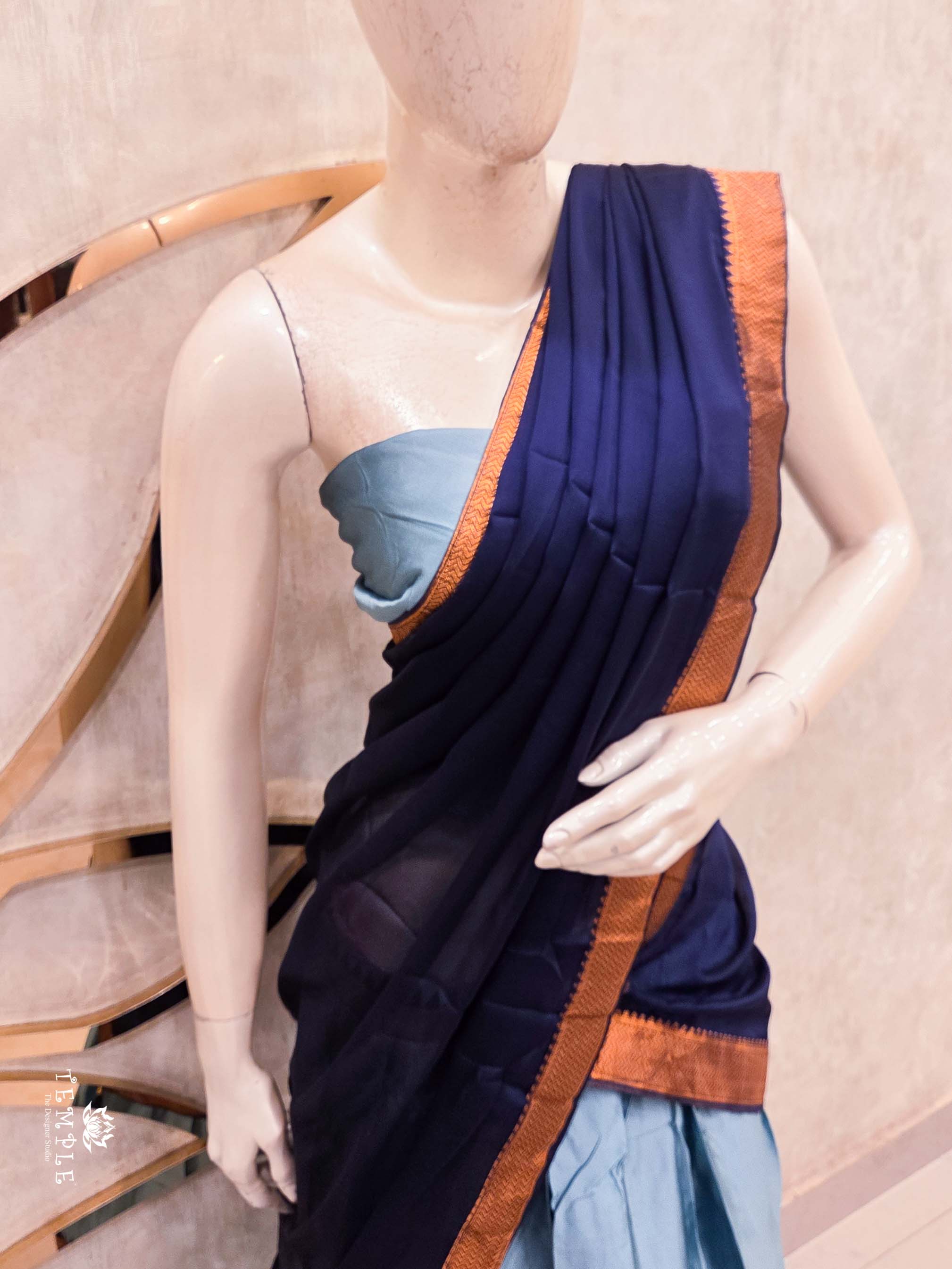 Silk Pattu Pavadai With Dhavani Set | TTDS2161