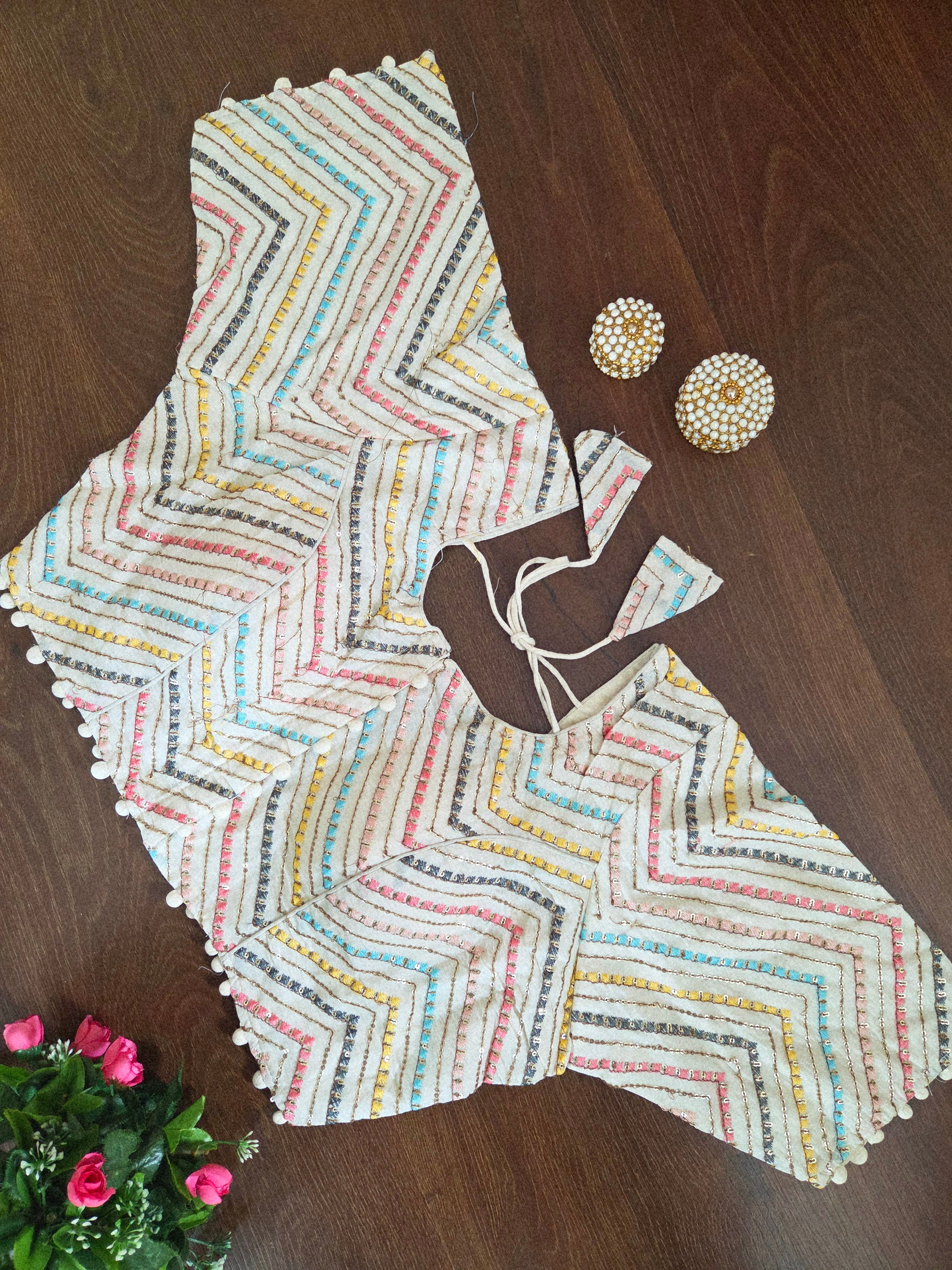 Pure Kadhi Readymade Blouse | TTDS2296