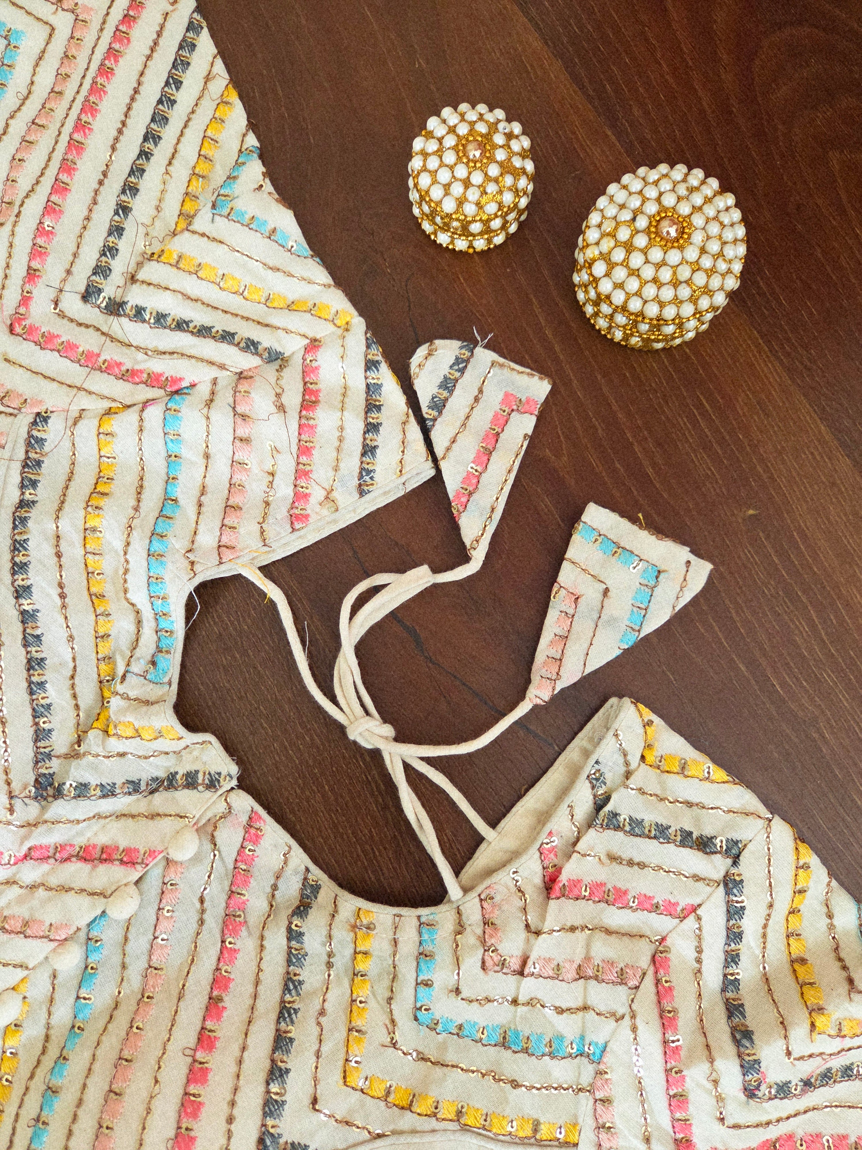 Pure Kadhi Readymade Blouse | TTDS2296