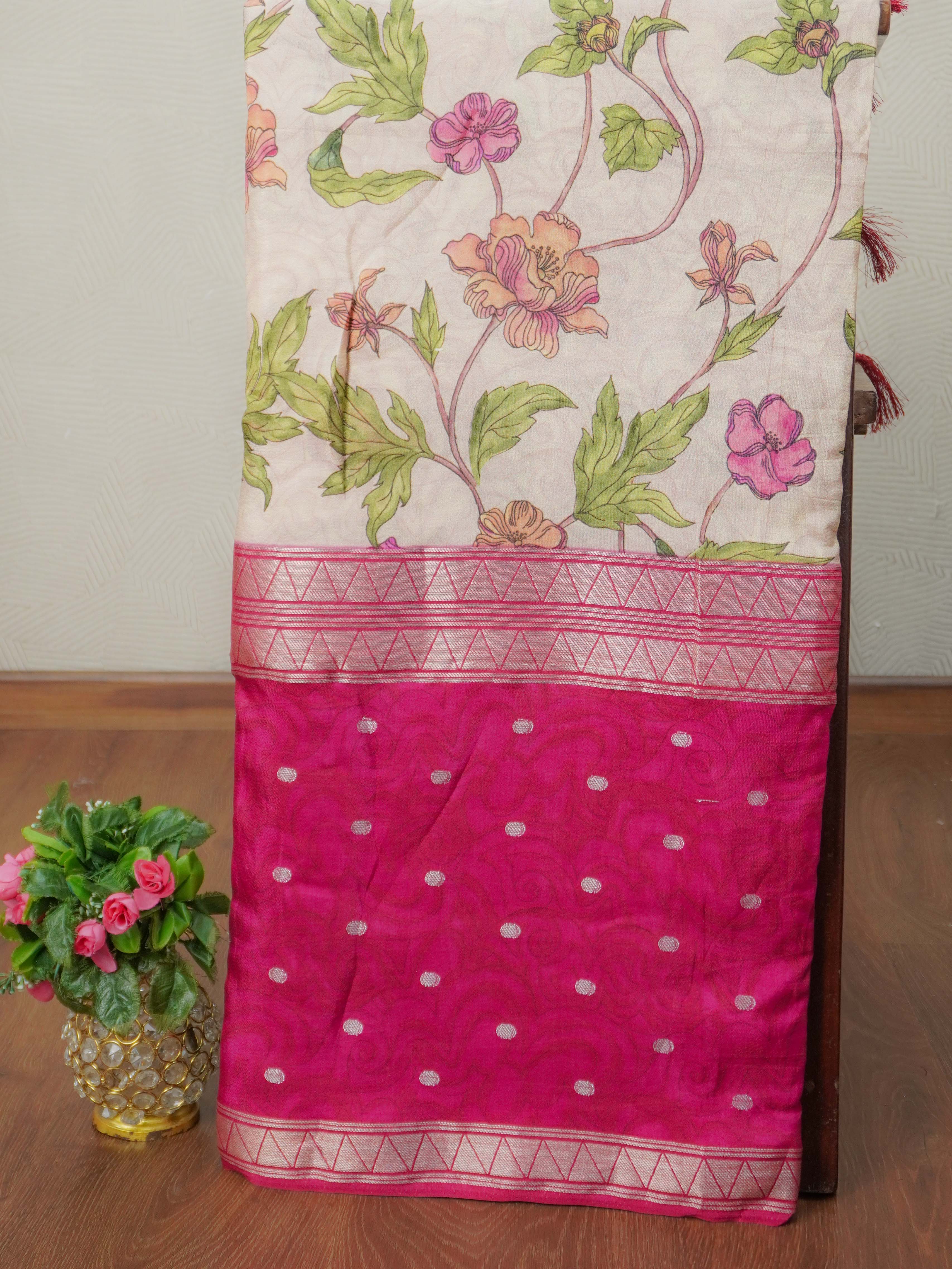 Premium Viscose Georgette Saree | TTDS2707