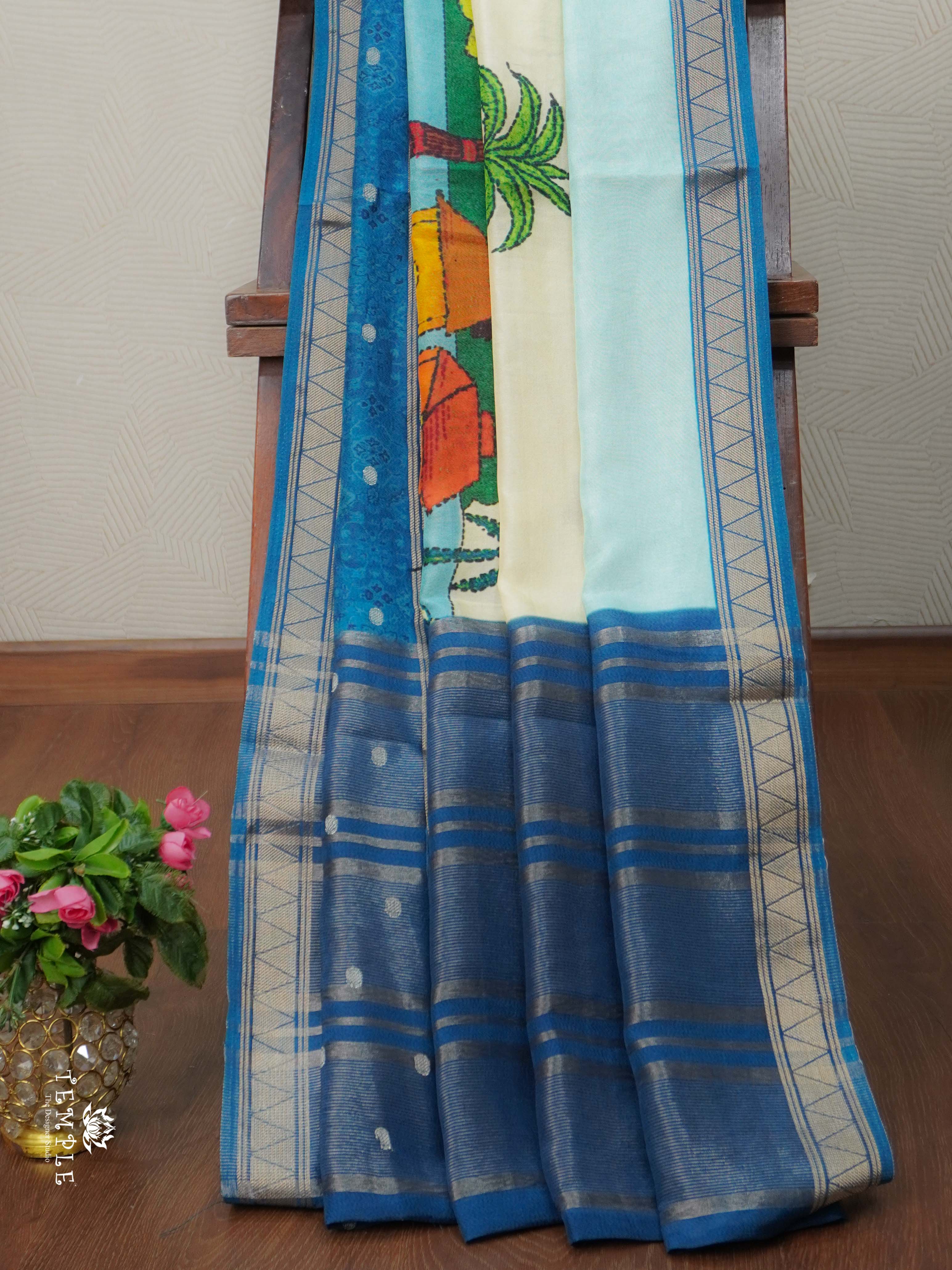 Premium Viscose Georgette Saree | TTDS2707