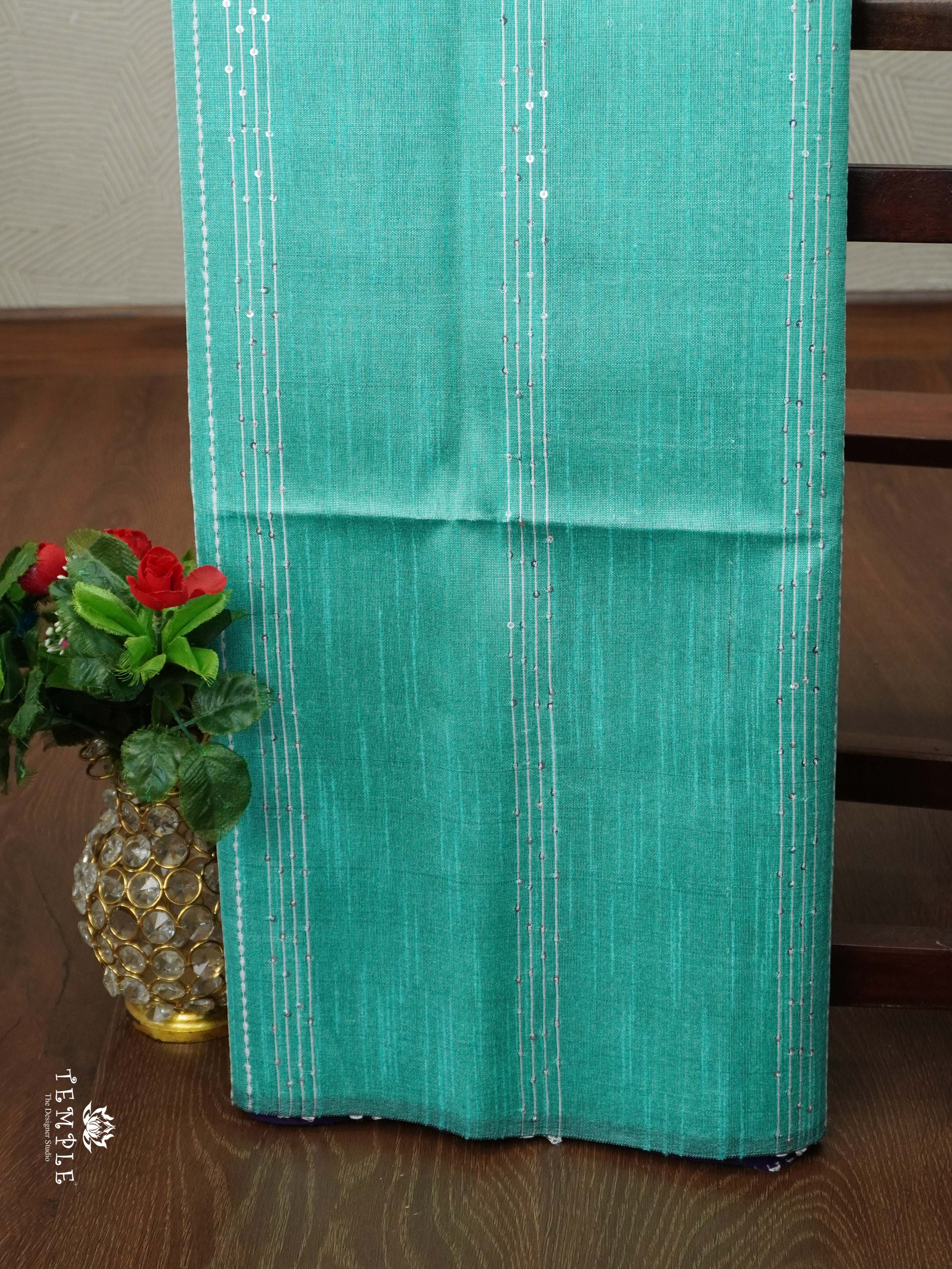Raw Silk Saree with sequins Work | TTDS2100