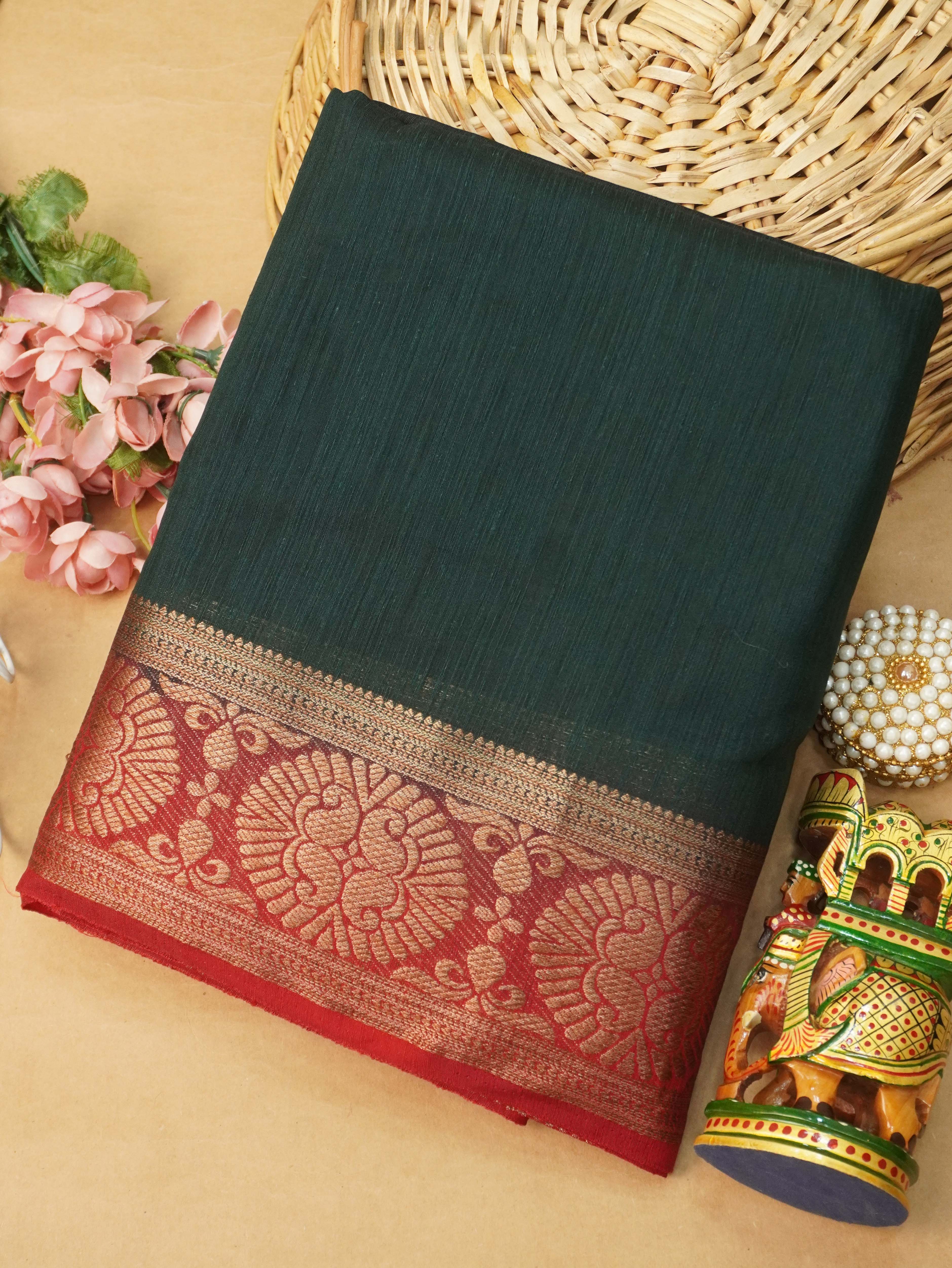 Jute Silk Saree | TTDS3207