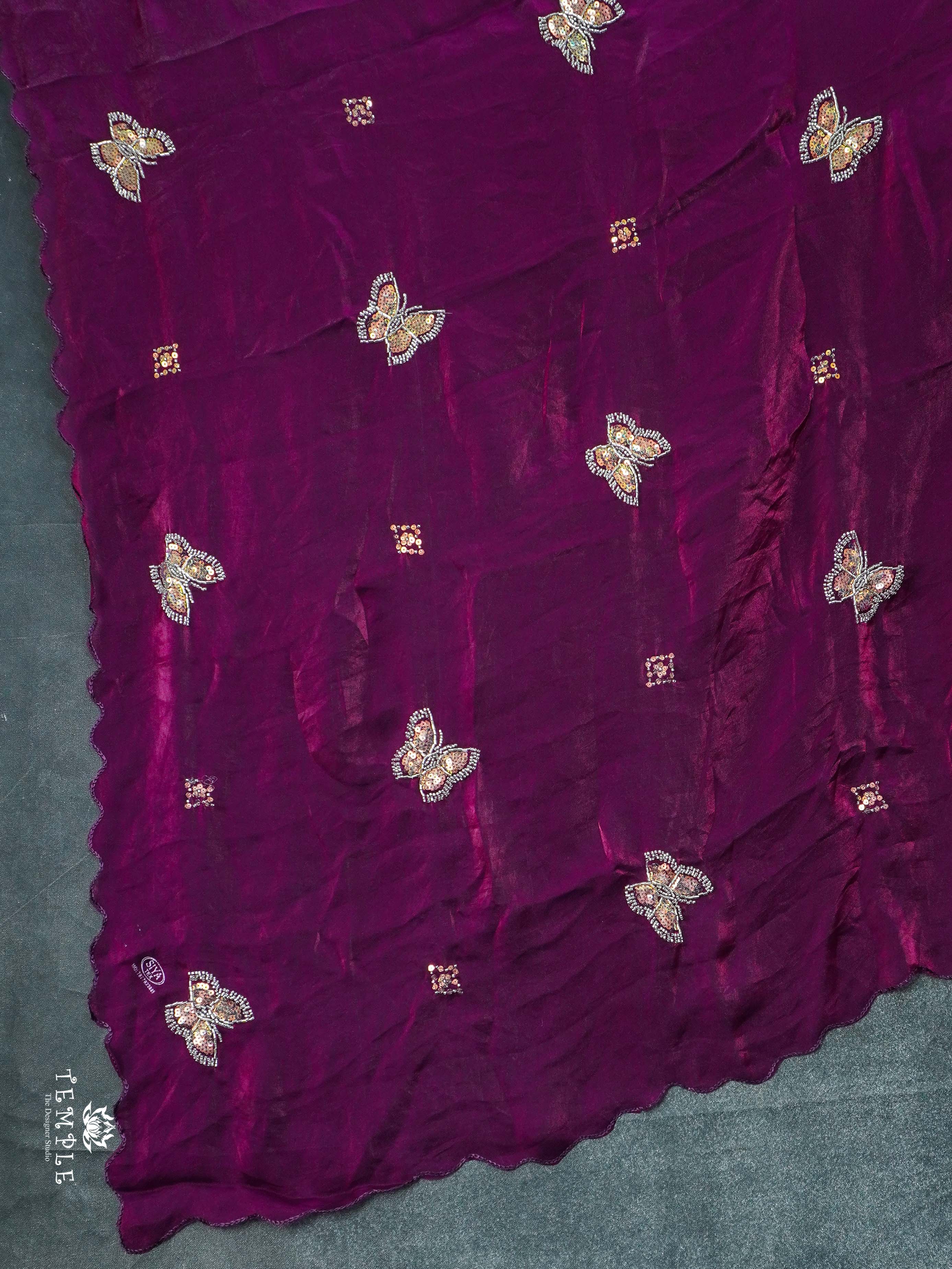 Designer Saree With Bead Work | TTDS2236