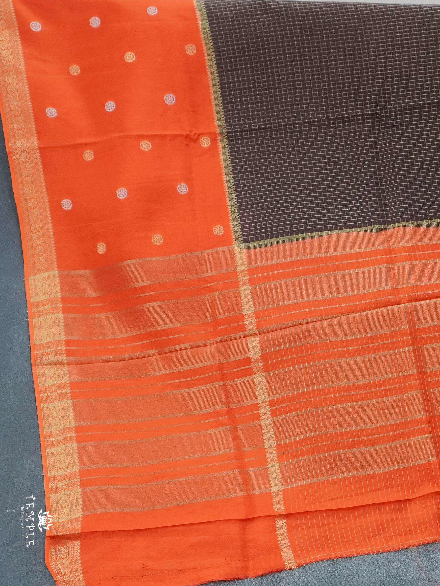 Semi Mysore Silk Saree(Coffee Brown) | TTDS2783 | PRE BOOKING