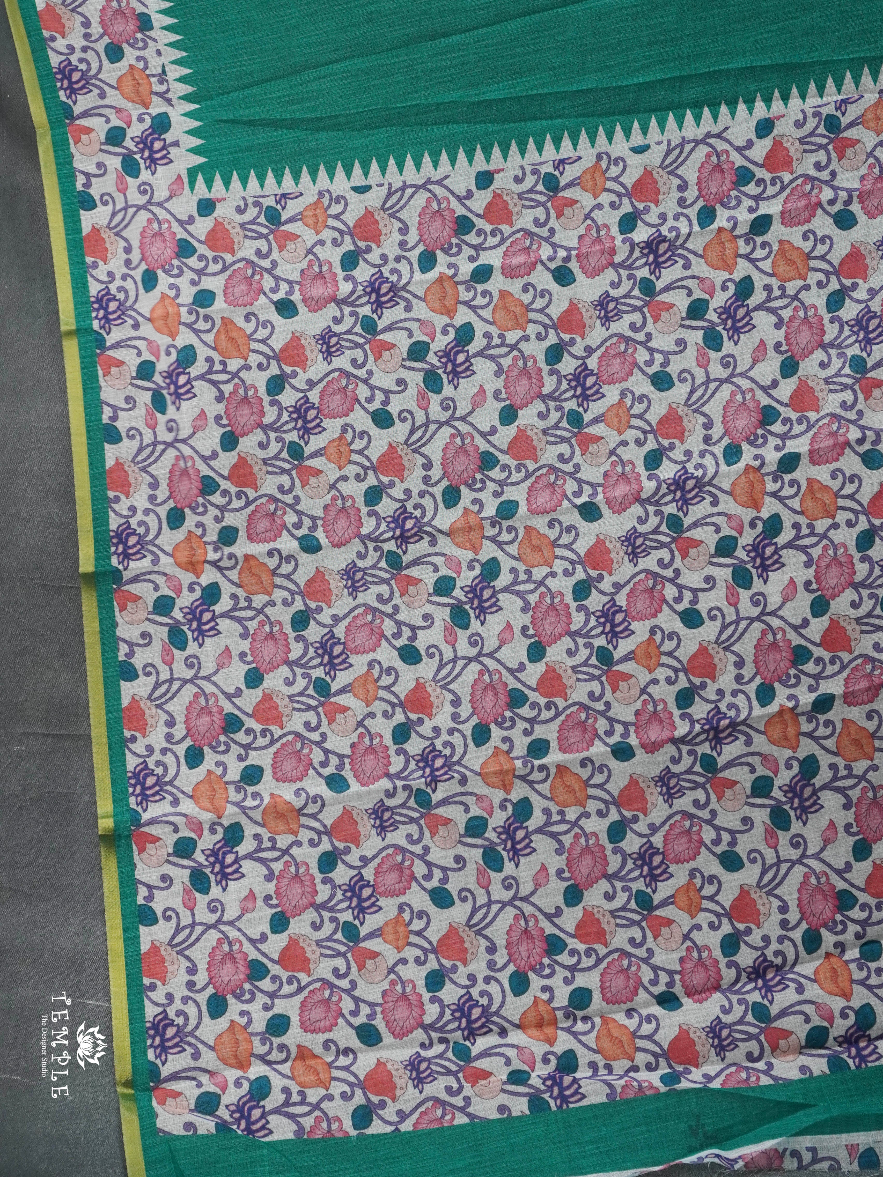 Linen Cotton Saree | TTDS2804