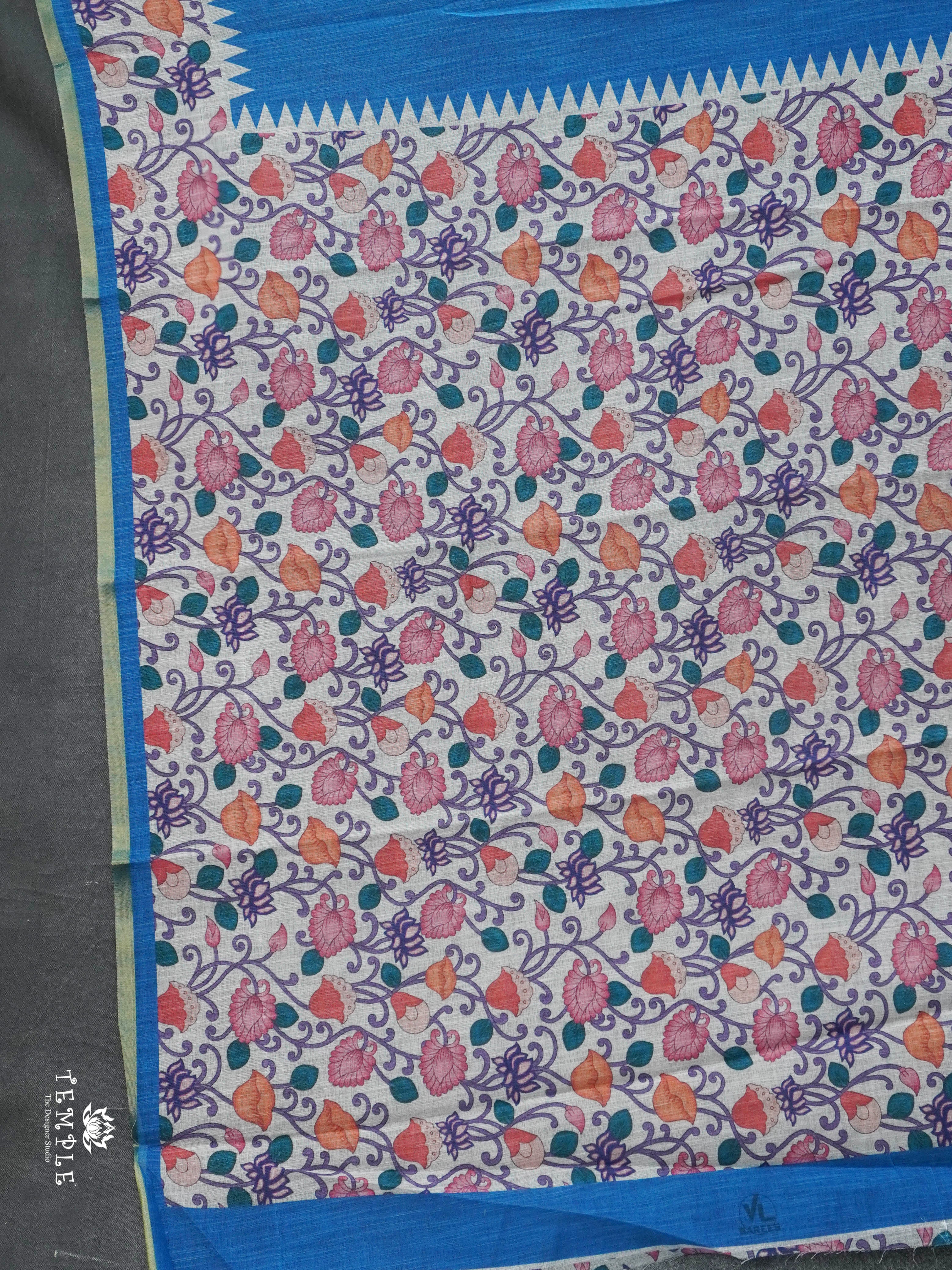 Linen Cotton Saree | TTDS2804