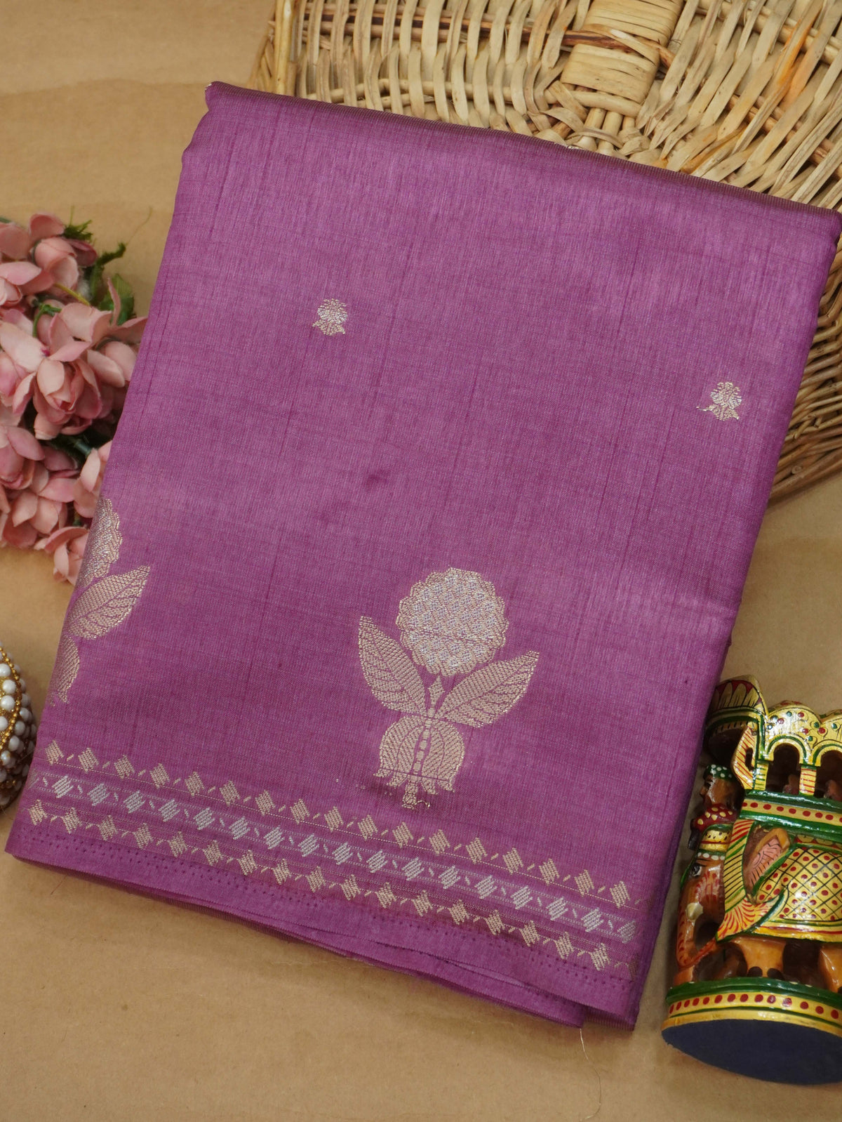 Tussar Silk Saree | TTDS3629