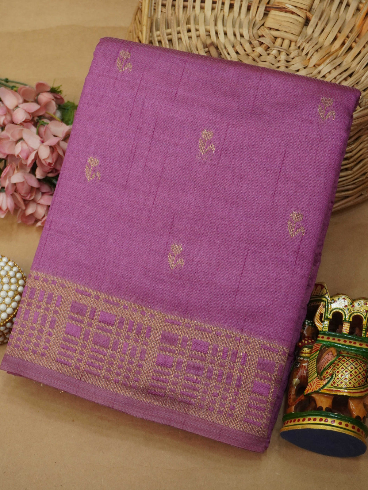 Tussar Silk Saree | TTDS3636