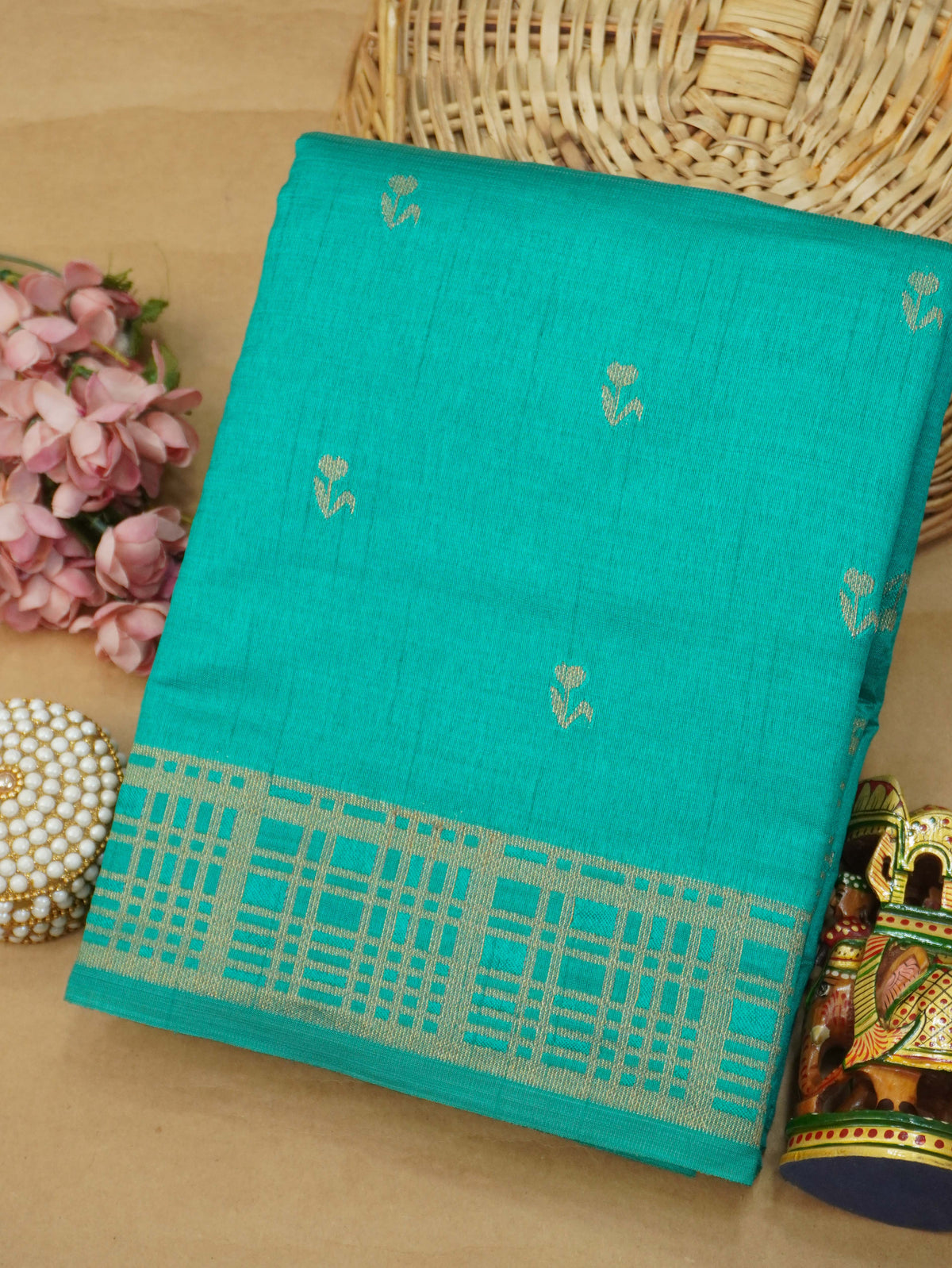 Tussar Silk Saree | TTDS3636