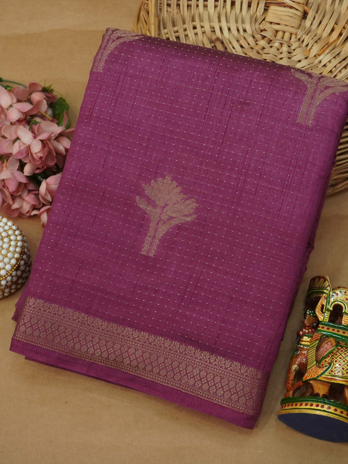 Tussar Silk Saree | TTDS3637