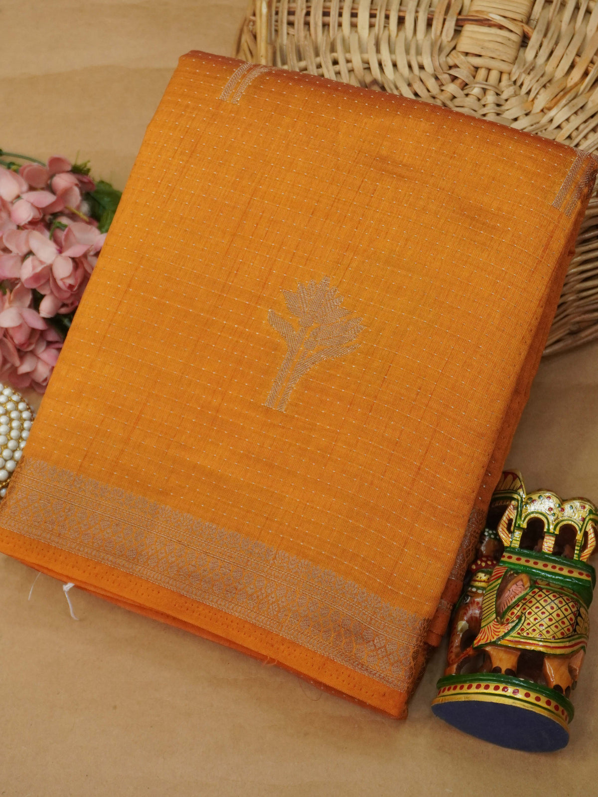 Tussar Silk Saree | TTDS3637