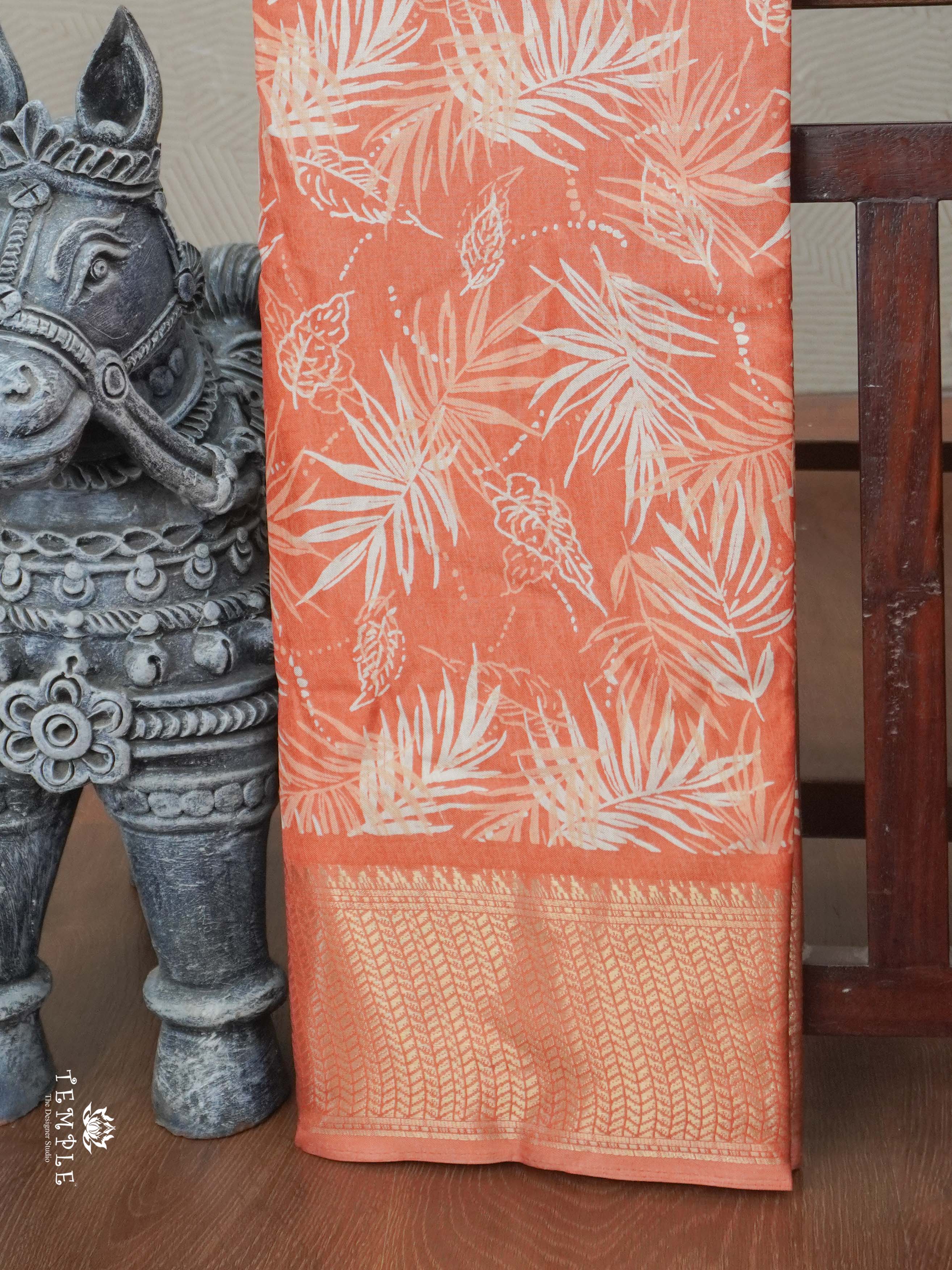 Tropical Printed Saree | TTDS2711