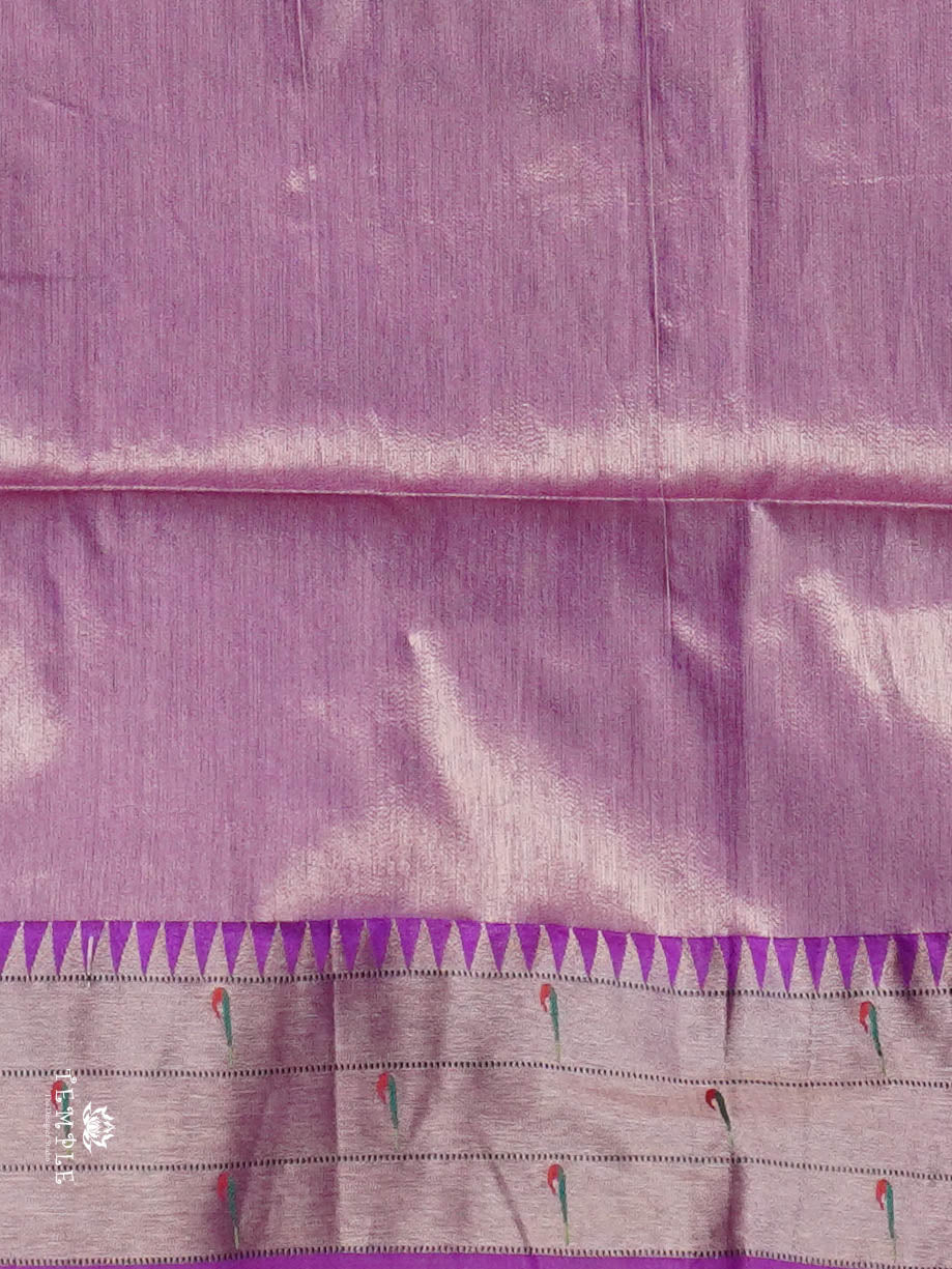 Chanderi Silk Cotton Saree with Paithani weaving | TTDS2815 | PRE BOOKING