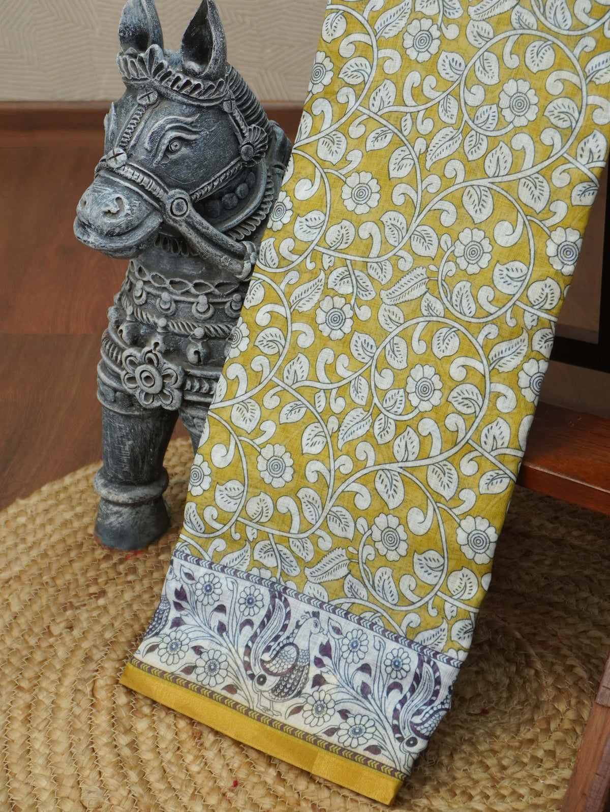 Linen Cotton Saree | TTDS3638