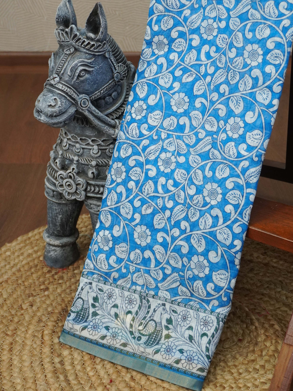 Linen Cotton Saree | TTDS3638