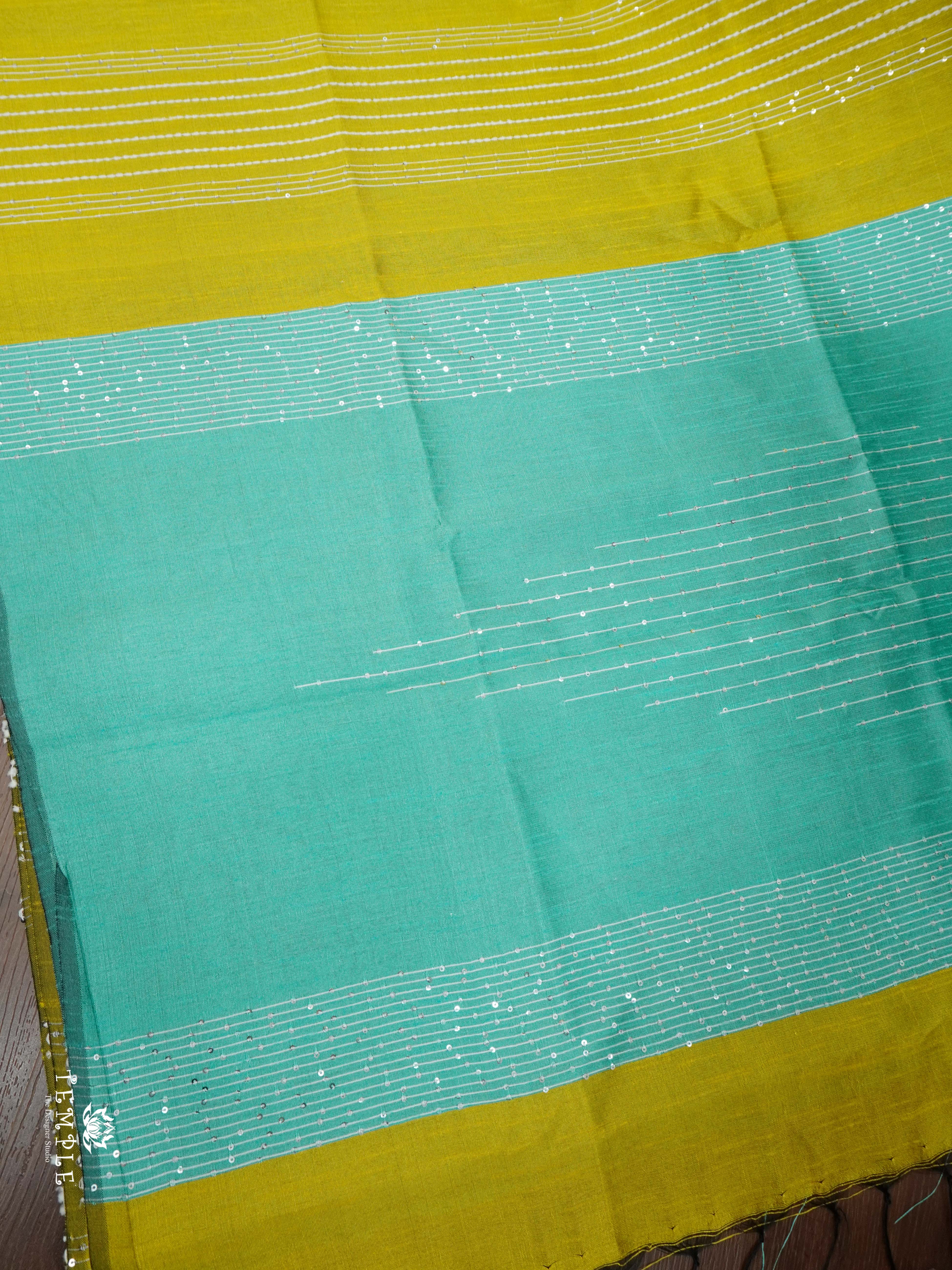 Raw Silk Saree with sequins Work | TTDS2100