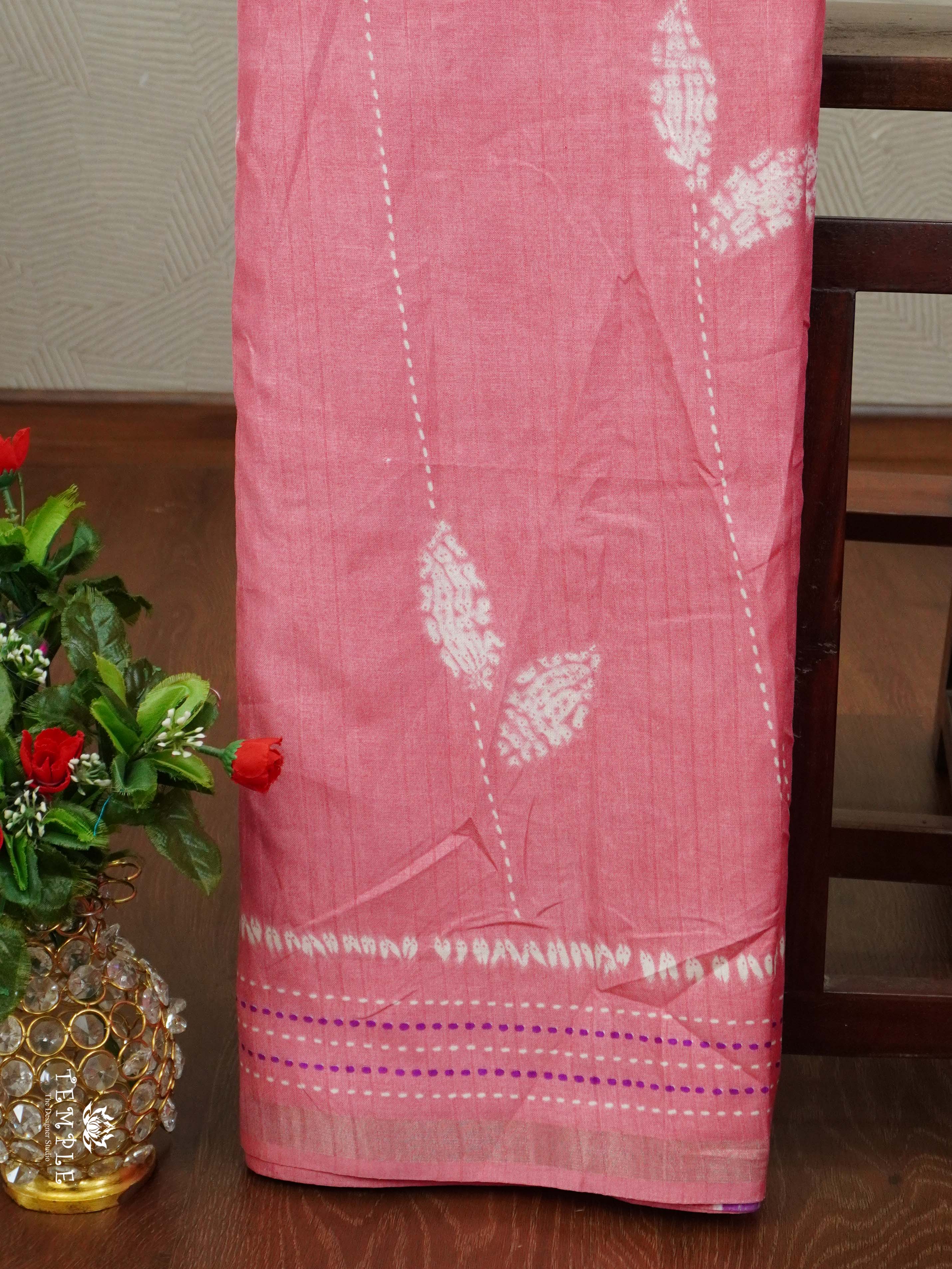 Chanderi Cotton saree | TTDS2286