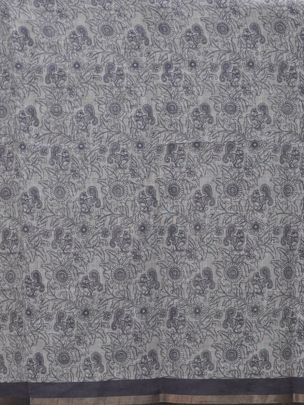 Linen Cotton Saree | TTDS3640