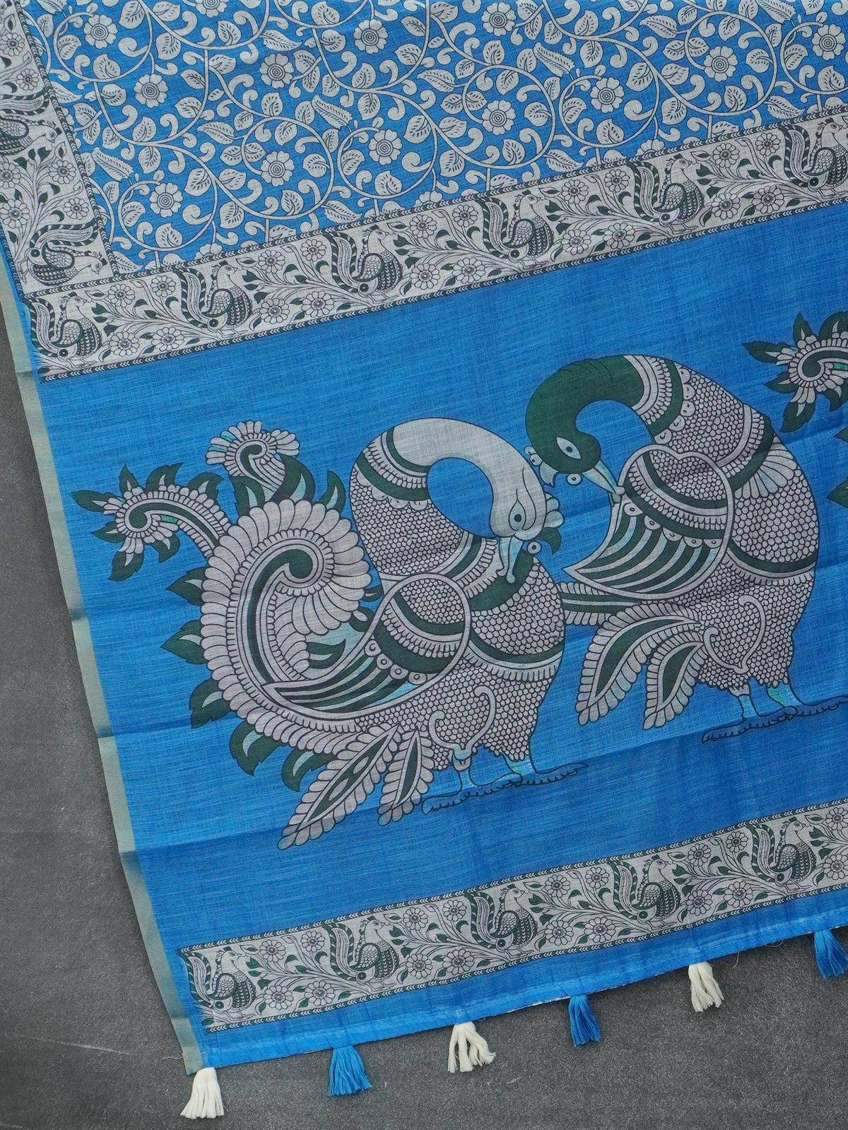 Linen Cotton Saree | TTDS3638