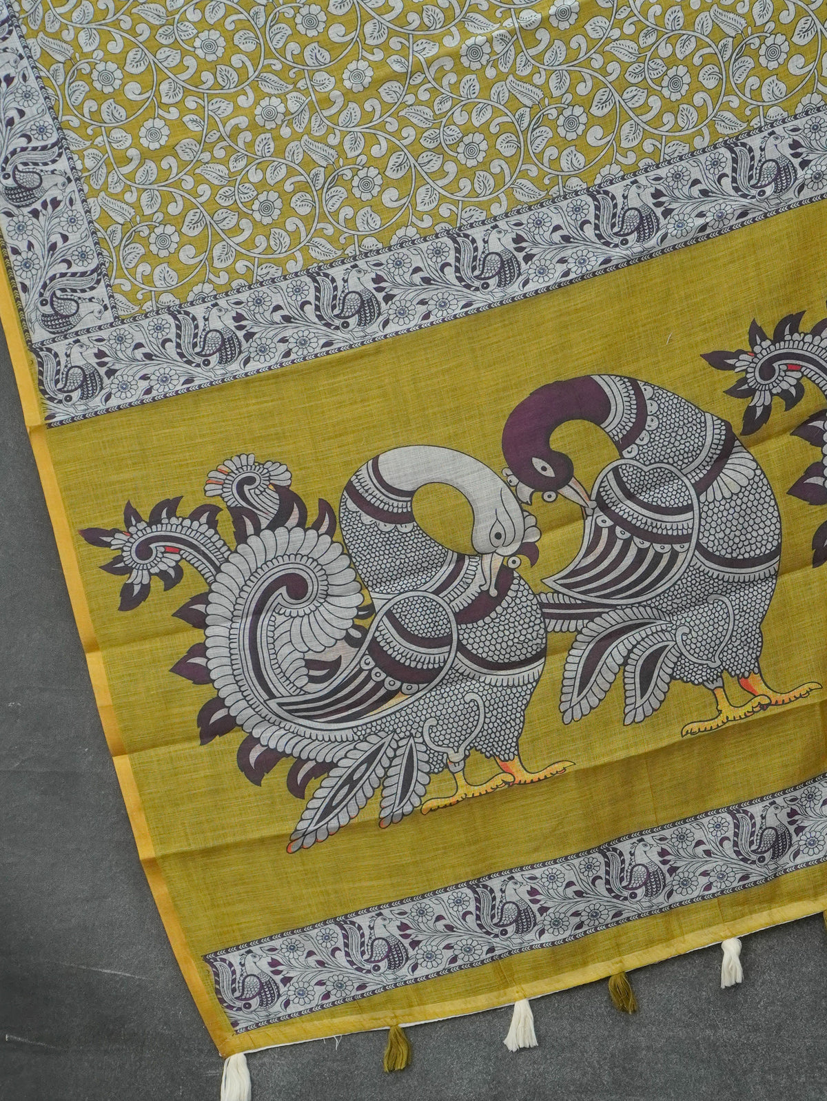 Linen Cotton Saree | TTDS3638