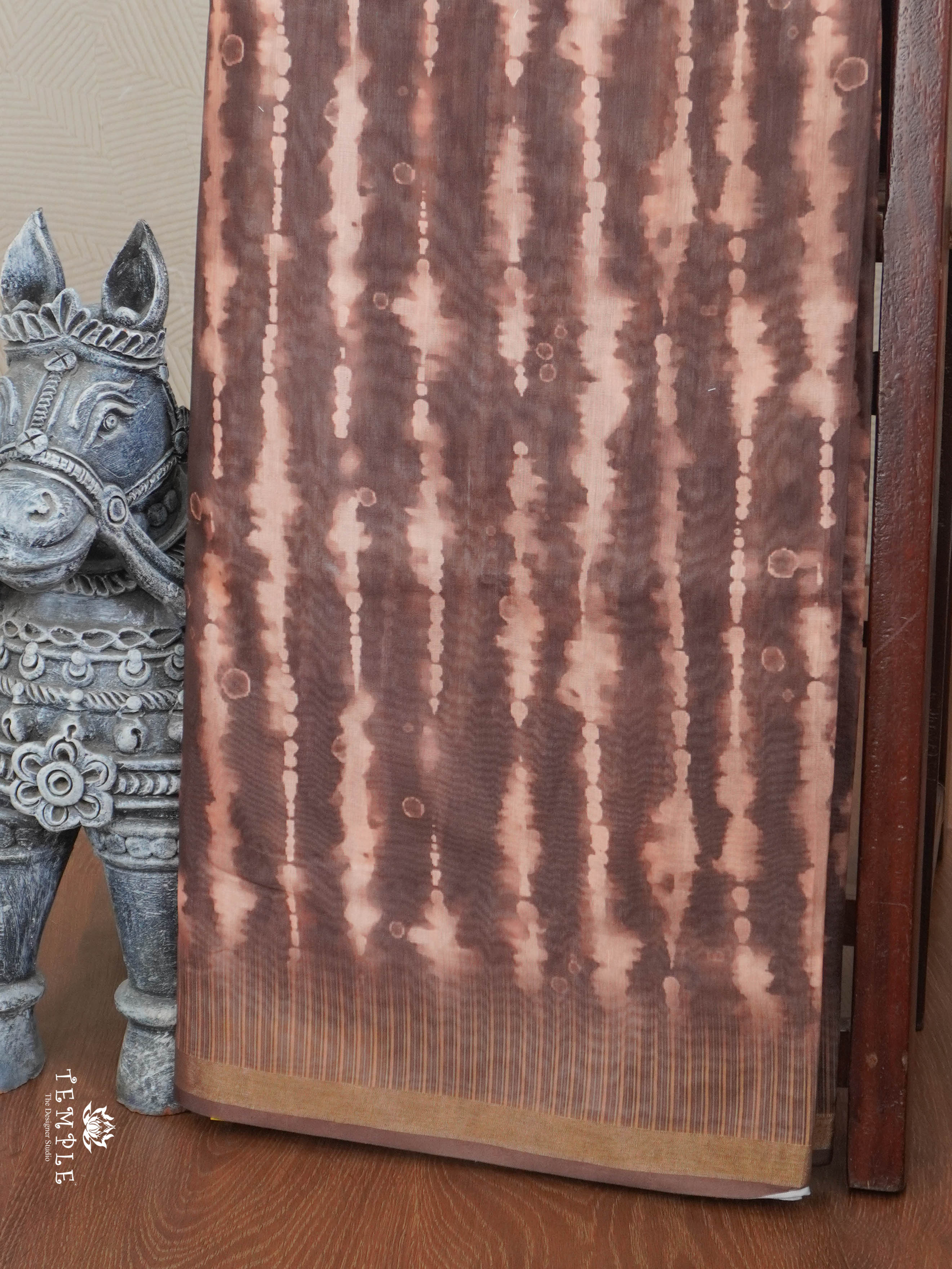 Shibori Print Cotton Saree | TTDS2800