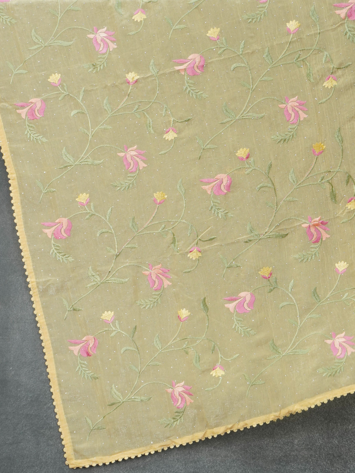 Crushed Organza Saree | TTDS3643
