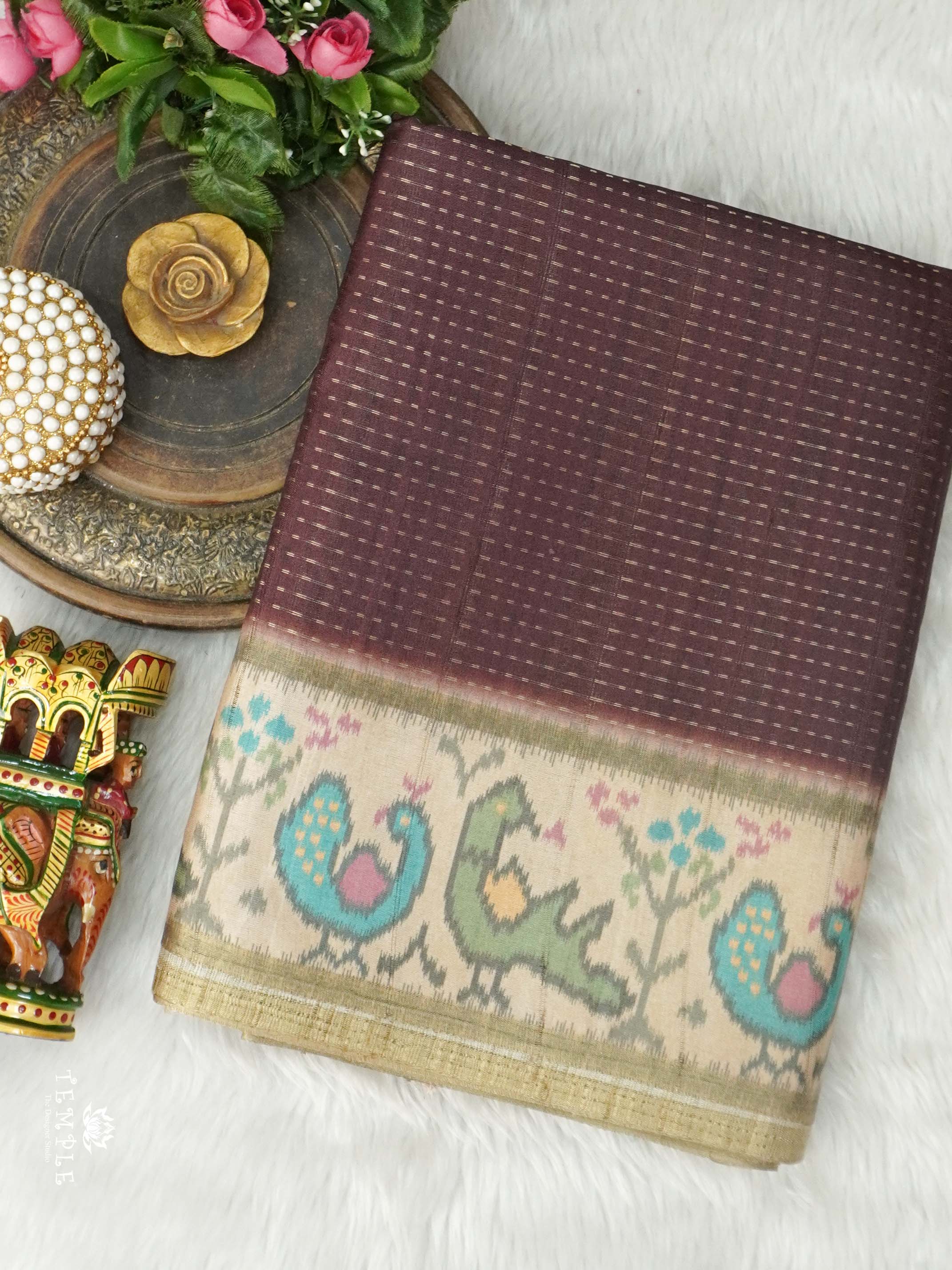 Handloom Chappa Silk Saree | TTDS2715