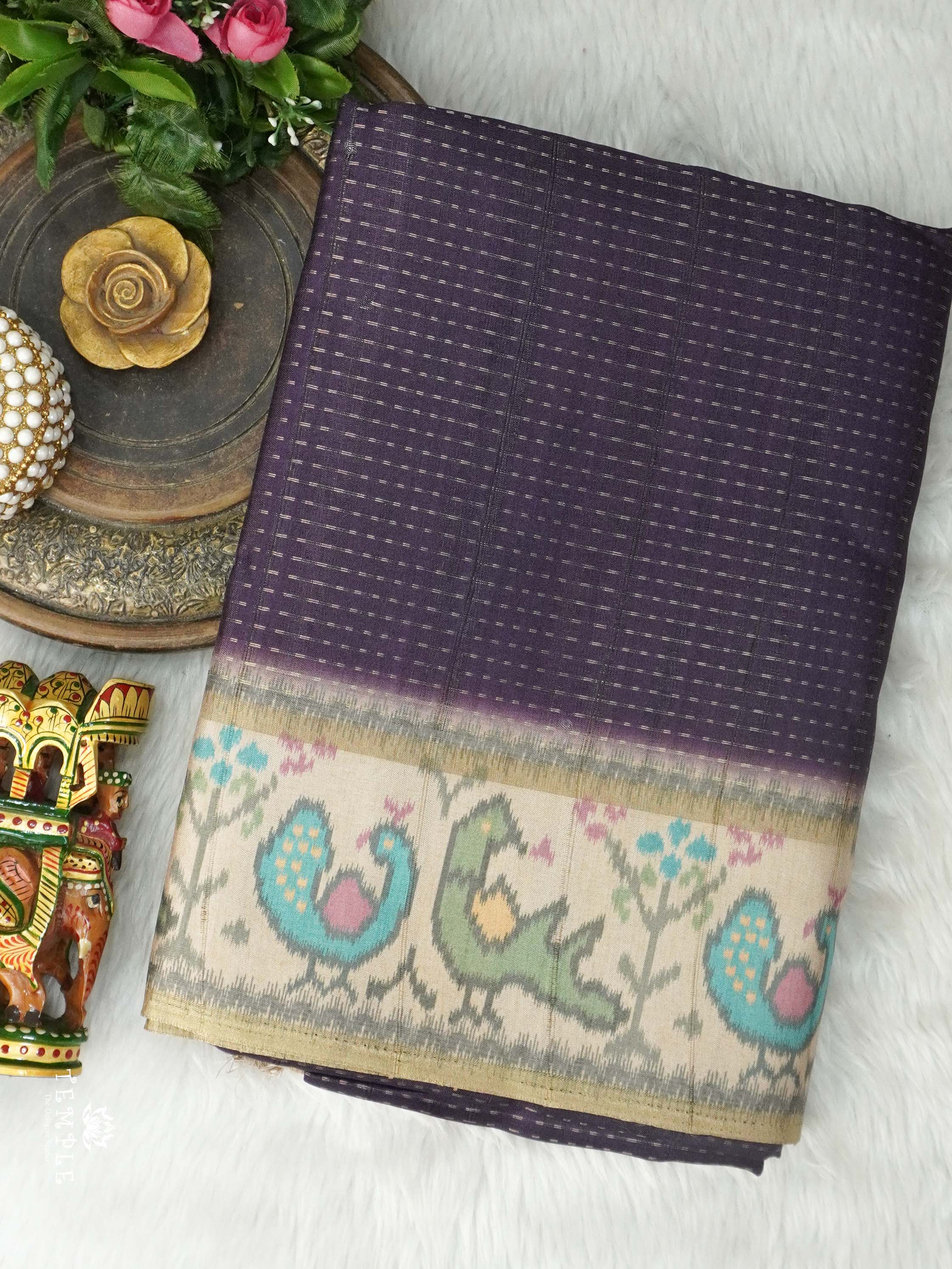 Handloom Chappa Silk Saree | TTDS2715