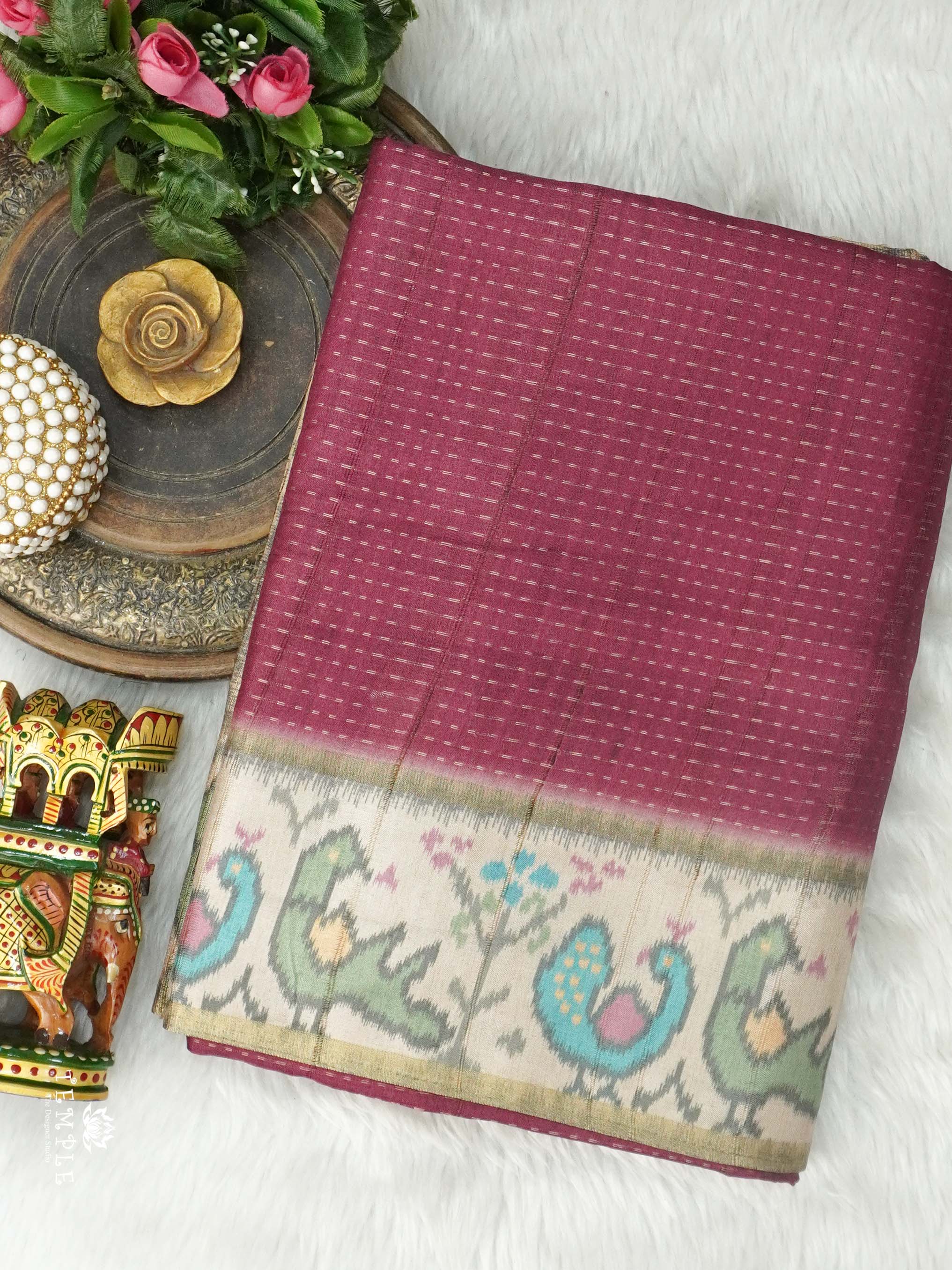 Handloom Chappa Silk Saree | TTDS2715