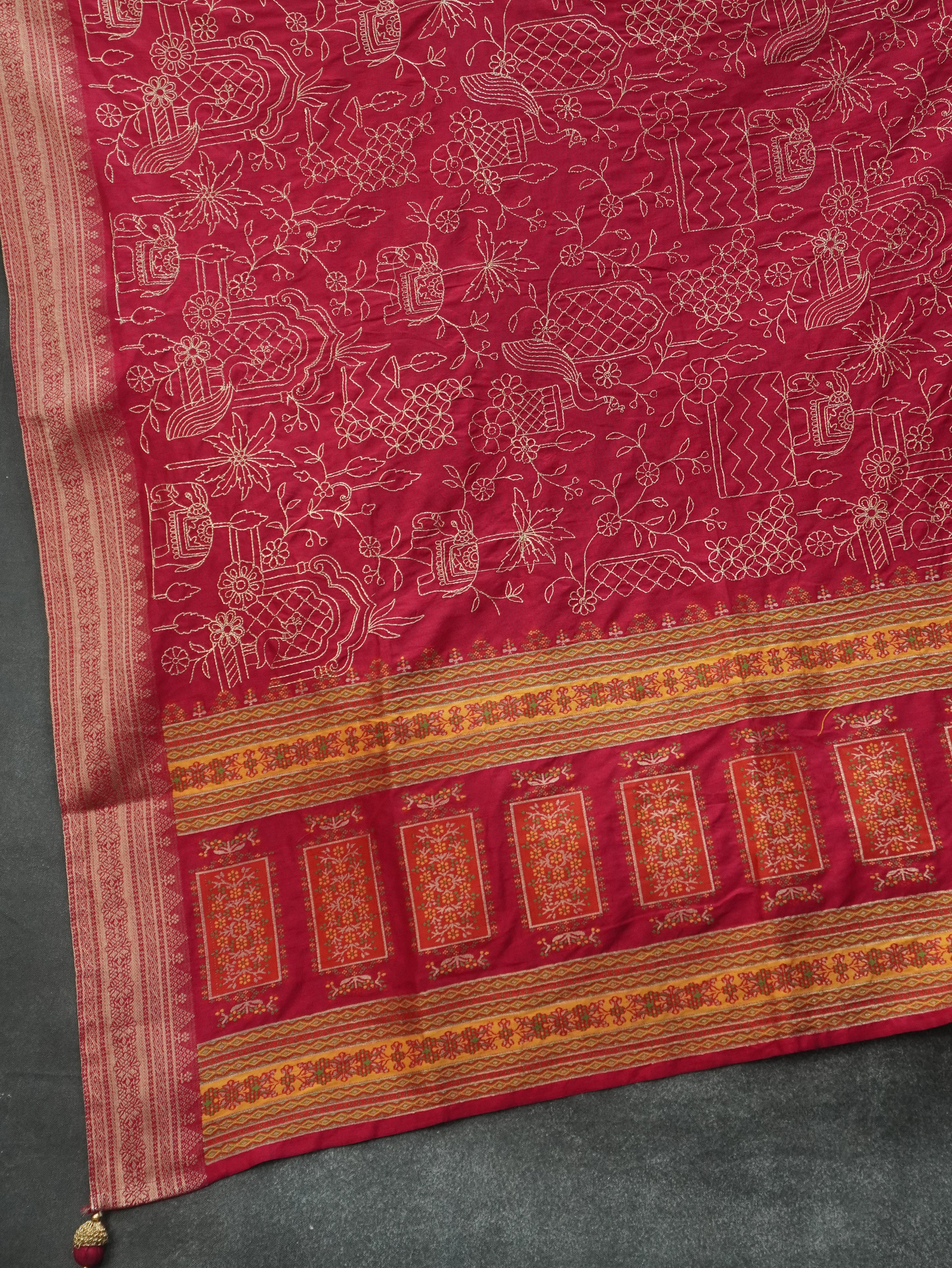 Raw Silk Saree | TTDS3220
