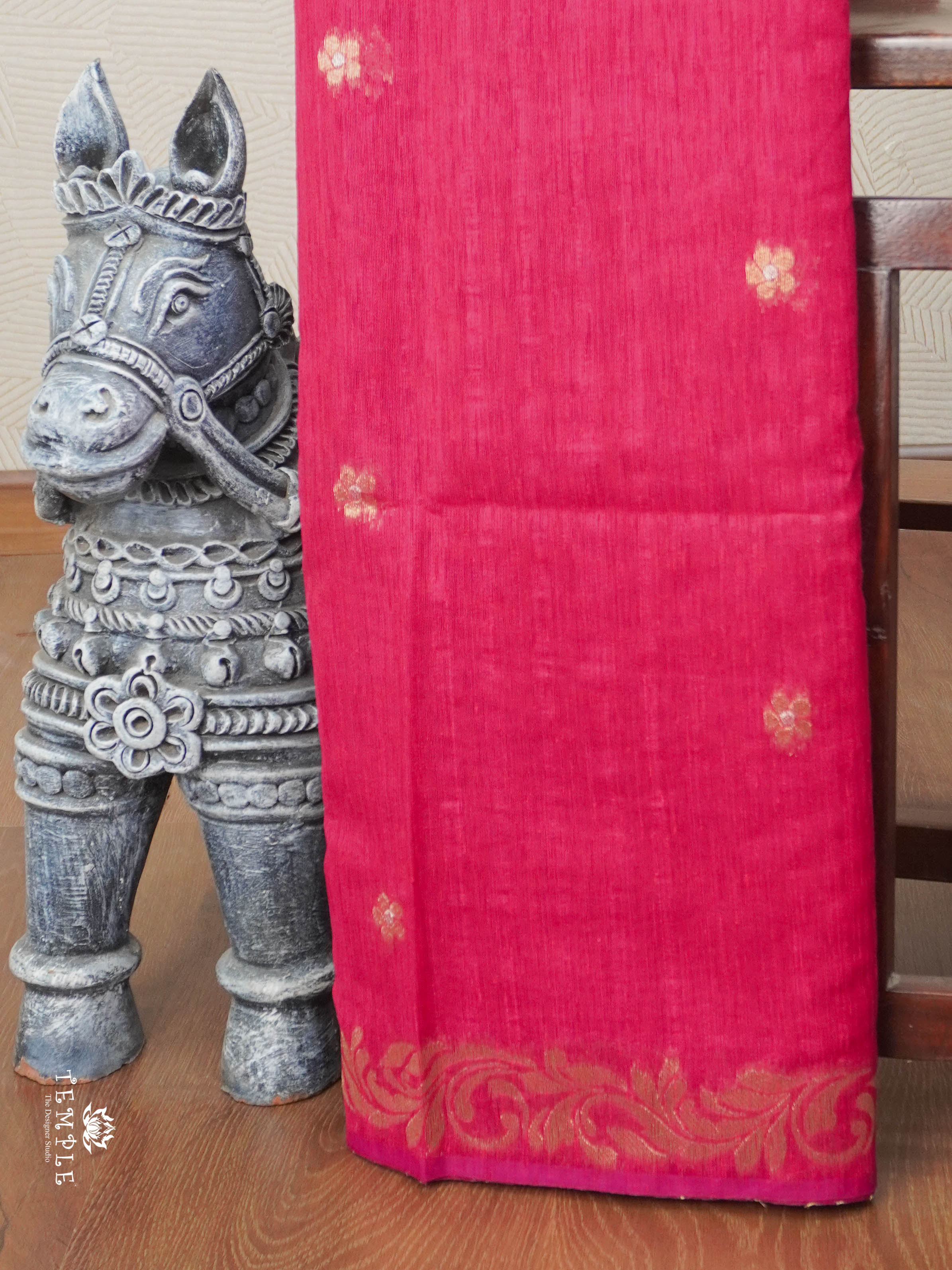 Linen Silk Saree | TTDS2823