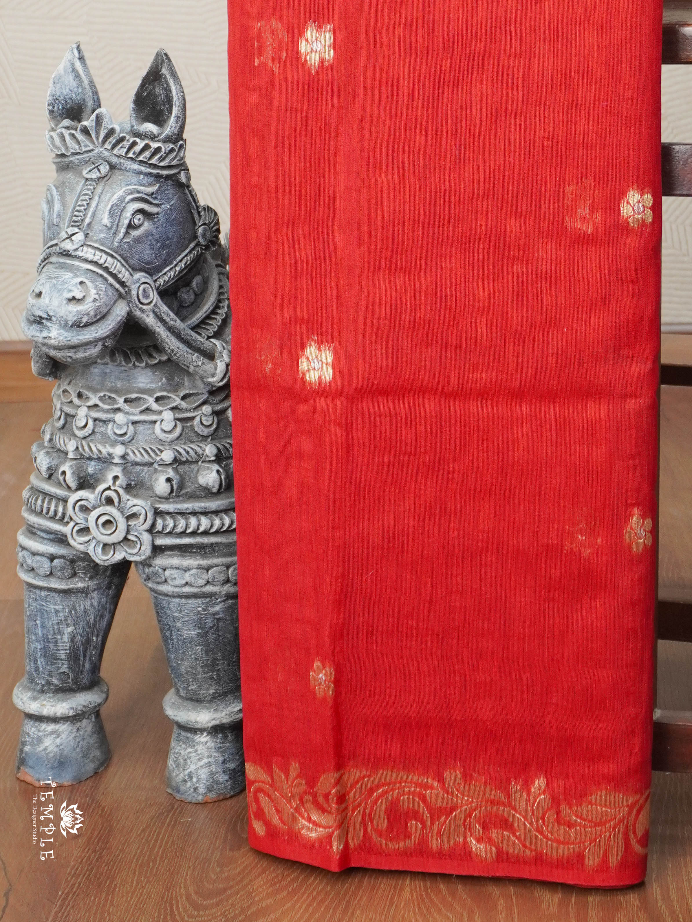 Linen Silk Saree | TTDS2823