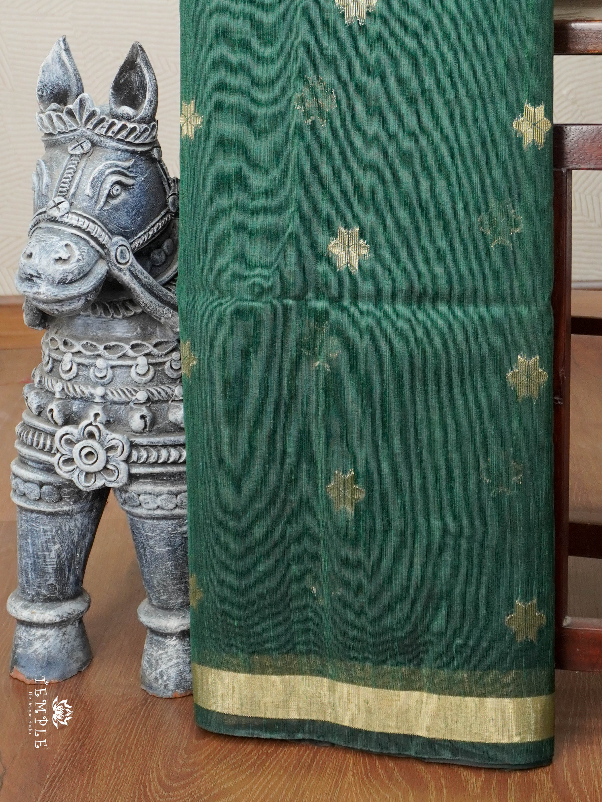 Linen Silk Saree | TTDS2803