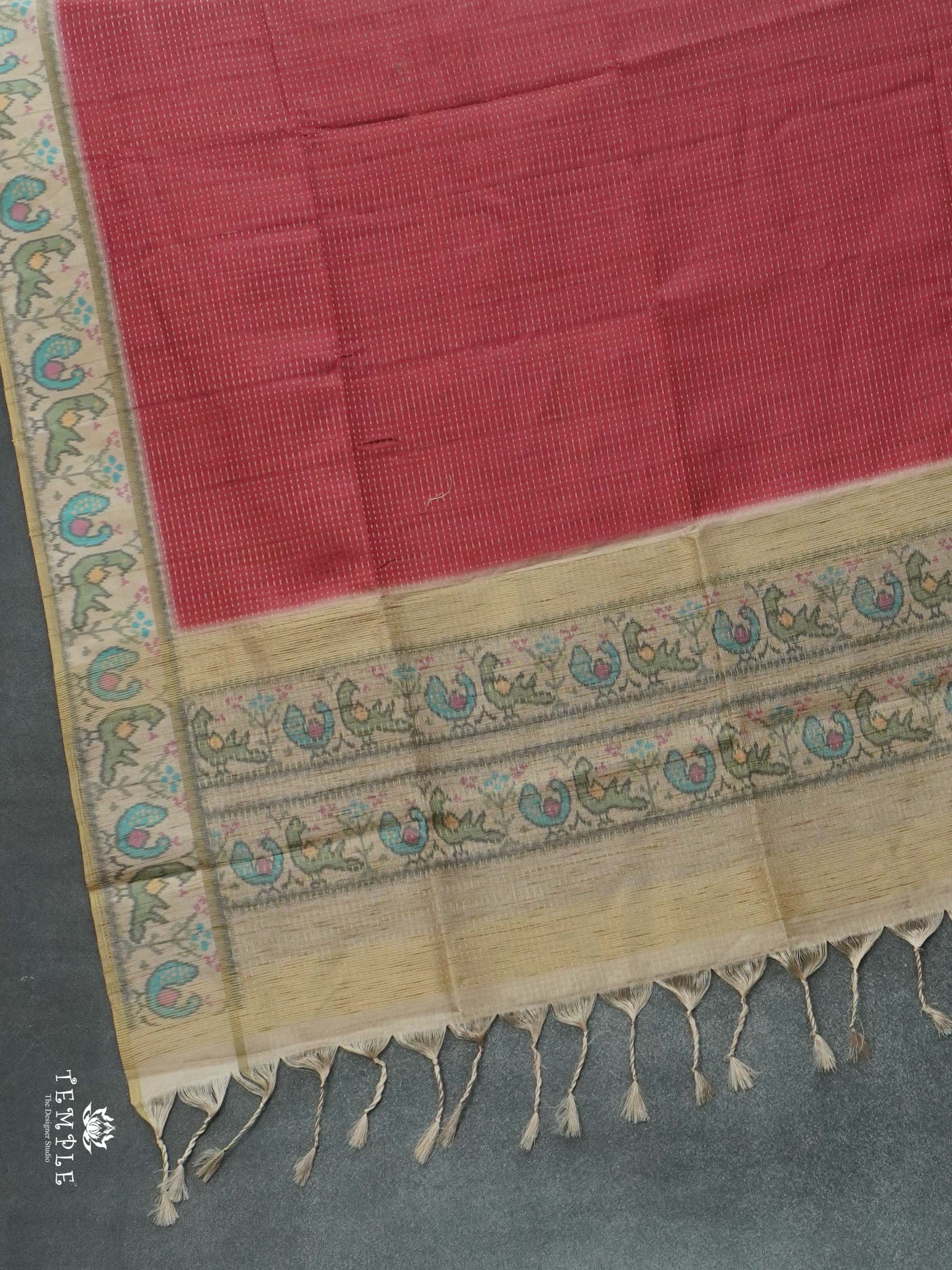 Handloom Chappa Silk Saree | TTDS2715