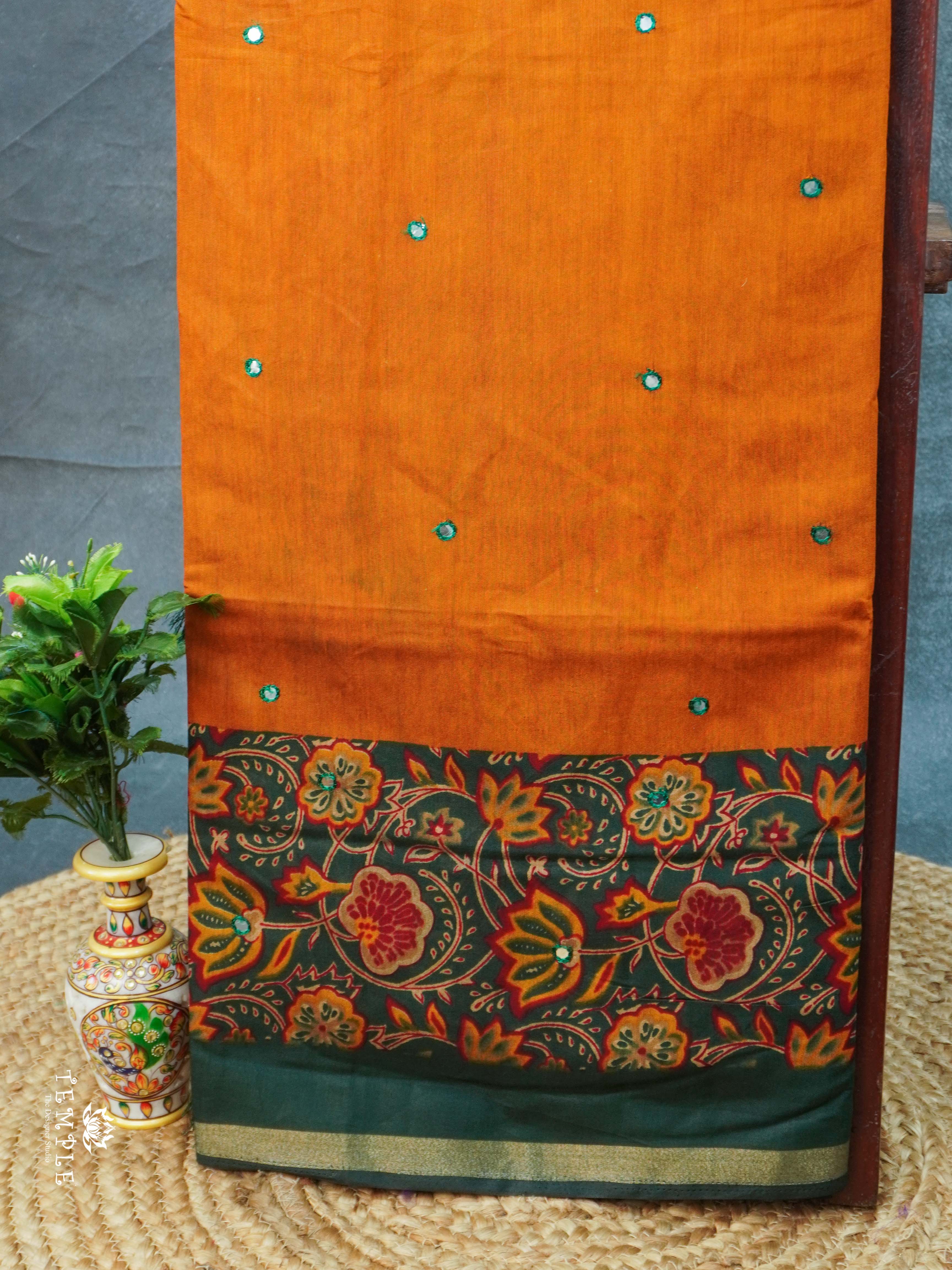 Fancy Soft Cotton Saree | TTDS2231