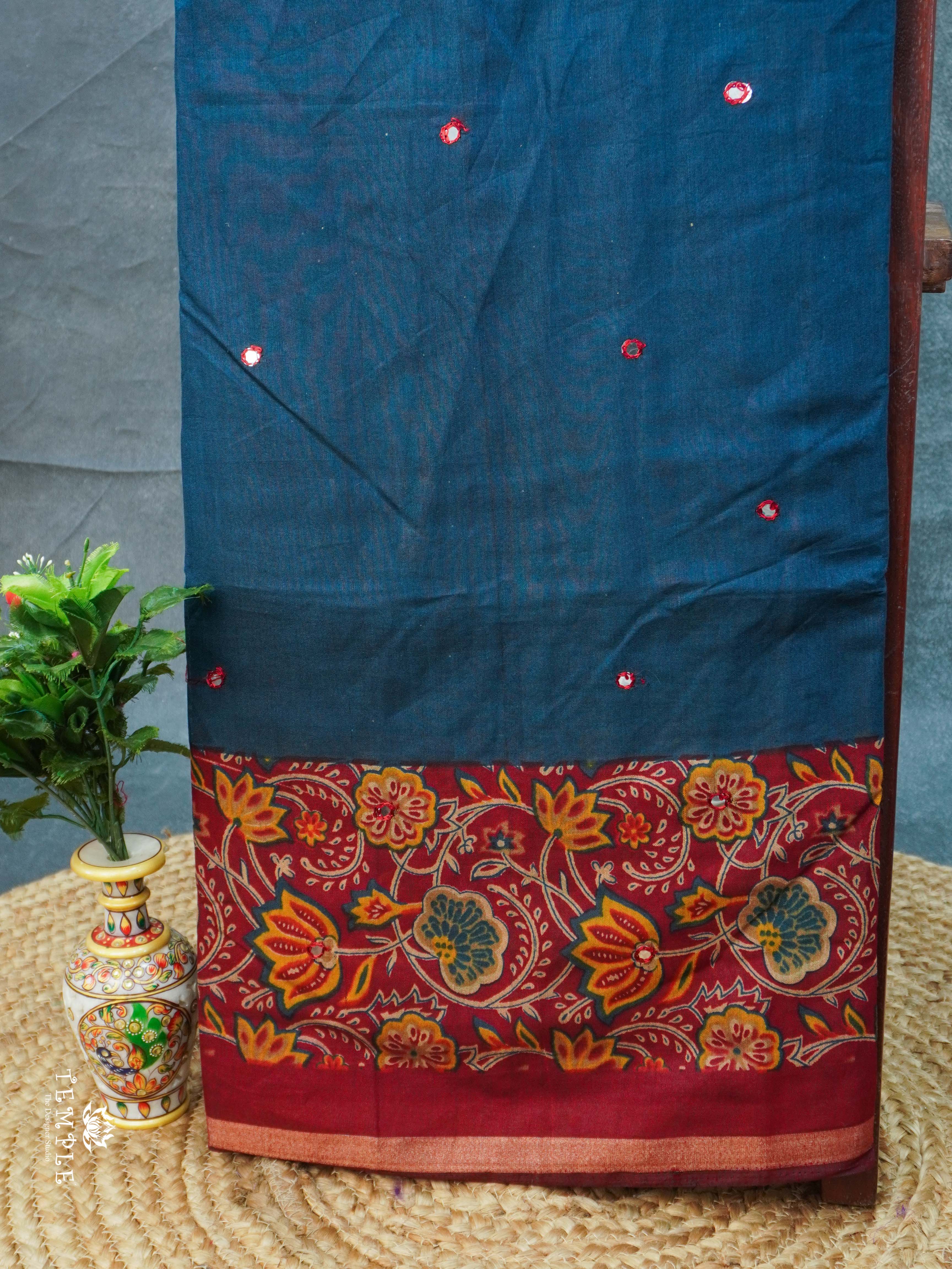 Fancy Soft Cotton Saree | TTDS2231