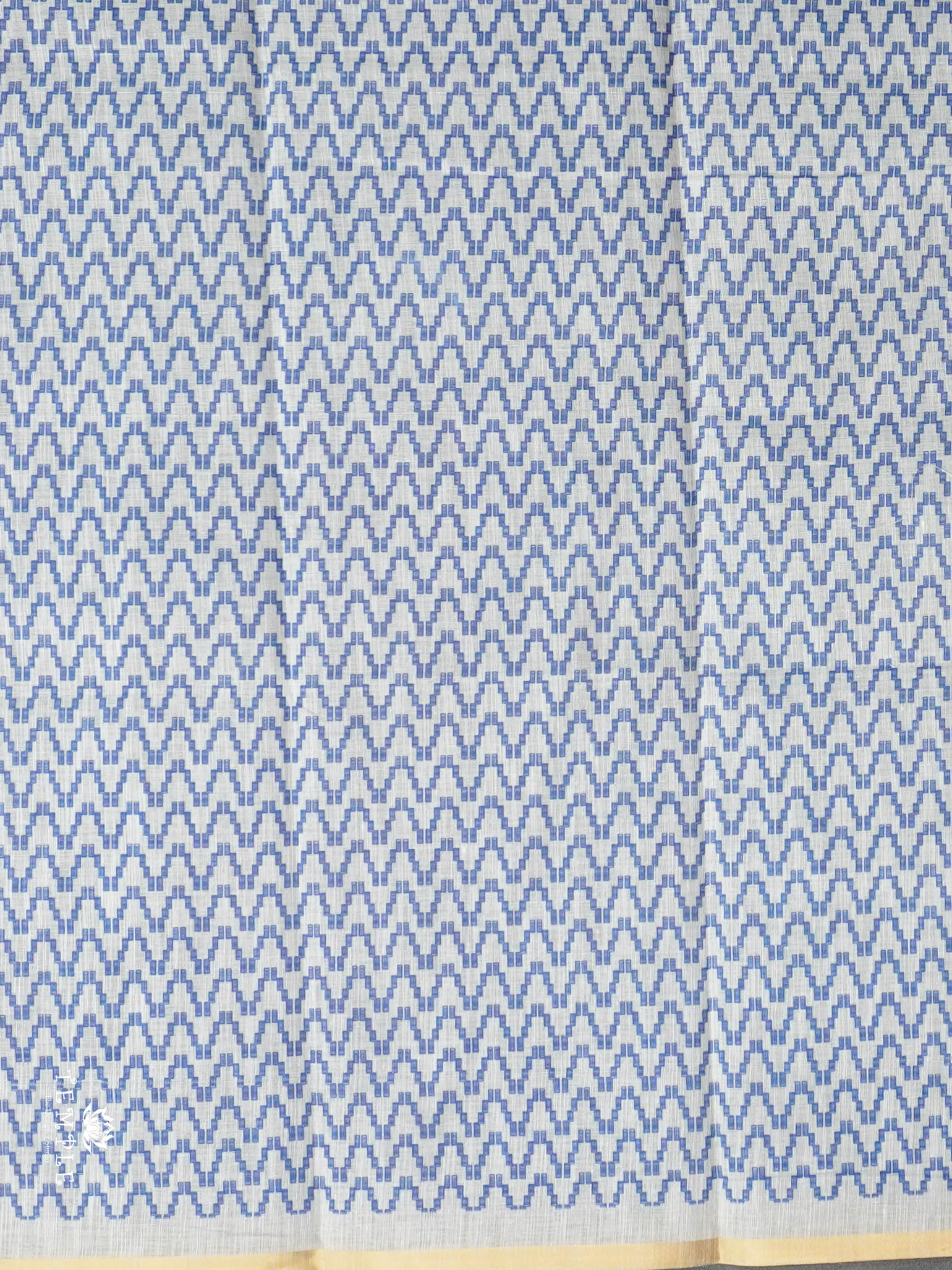 Geometrical Pattern Linen Saree | TTDS2812