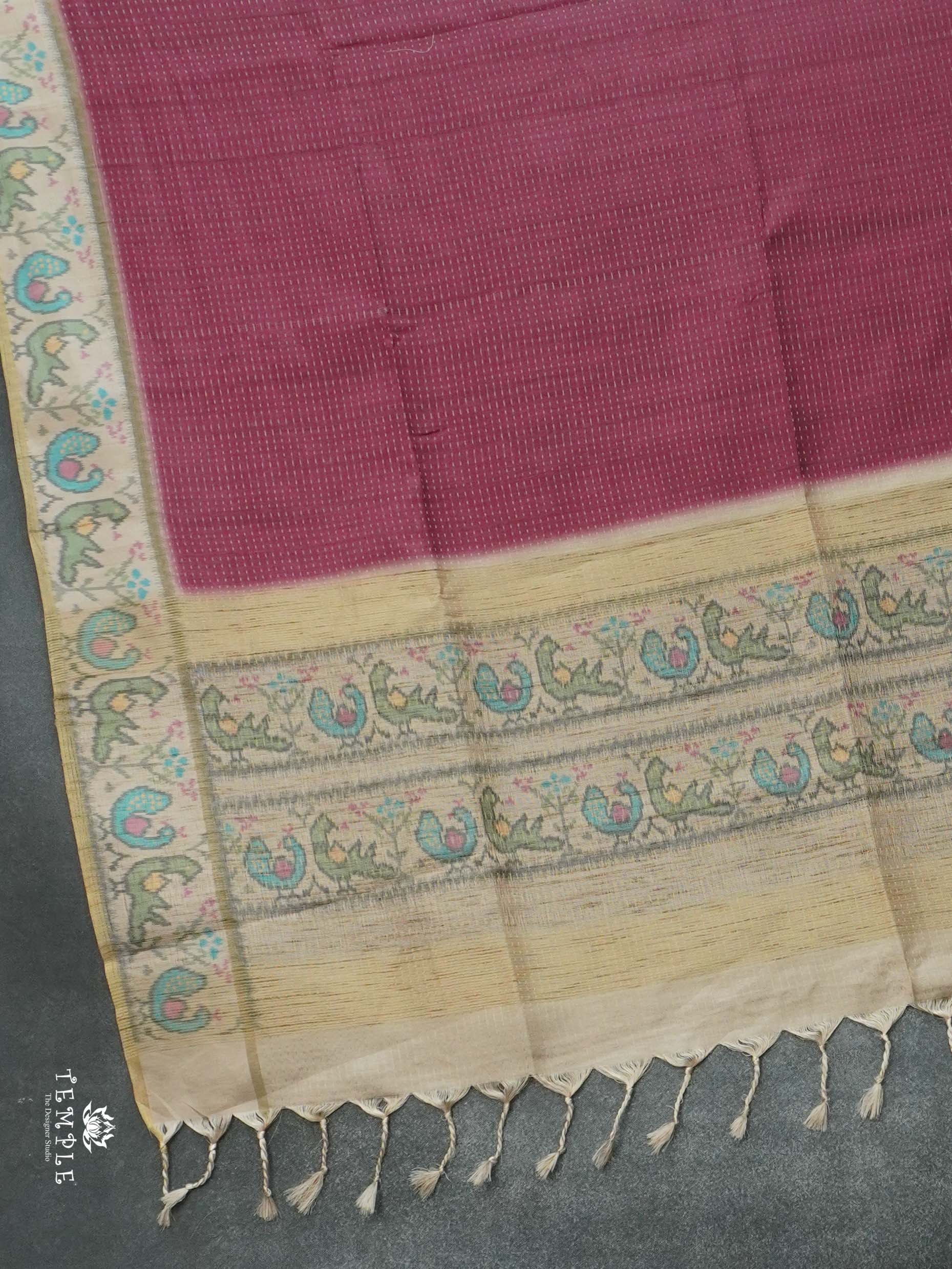 Handloom Chappa Silk Saree | TTDS2715