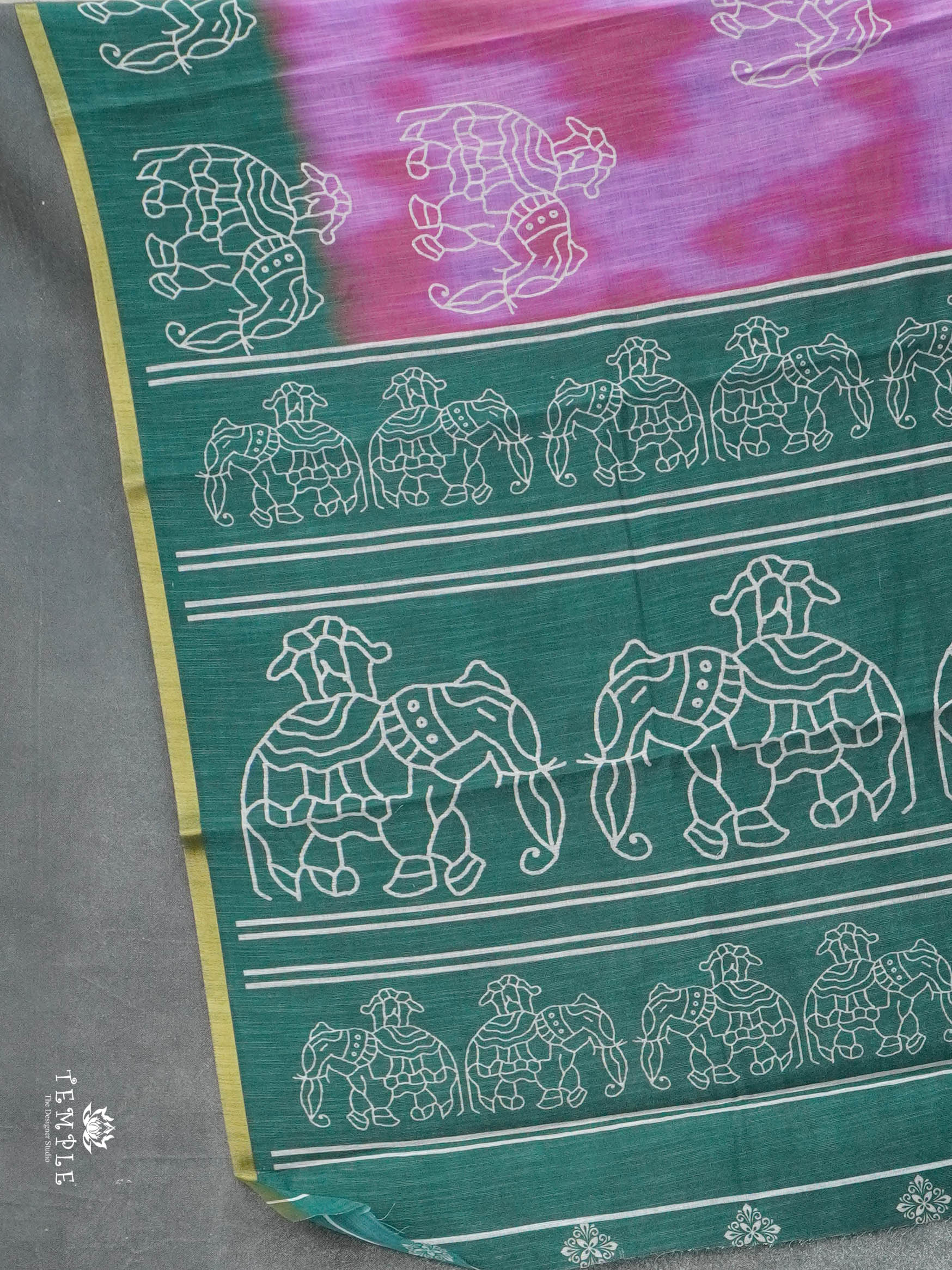 Linen Cotton Saree | TTDS2805