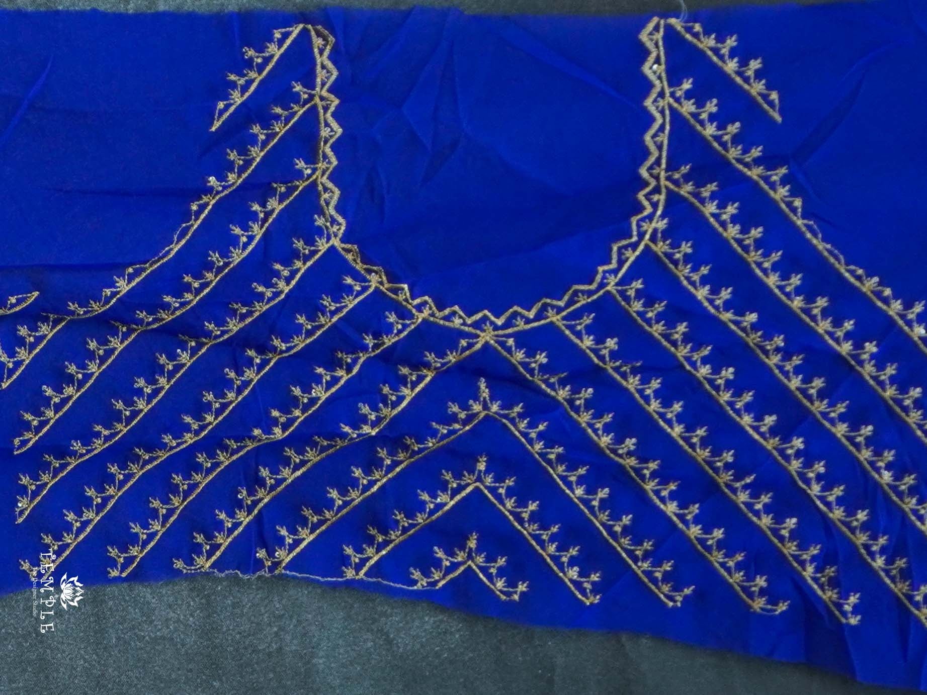 Georgette Saree with Designer Blouse | TTDS2243