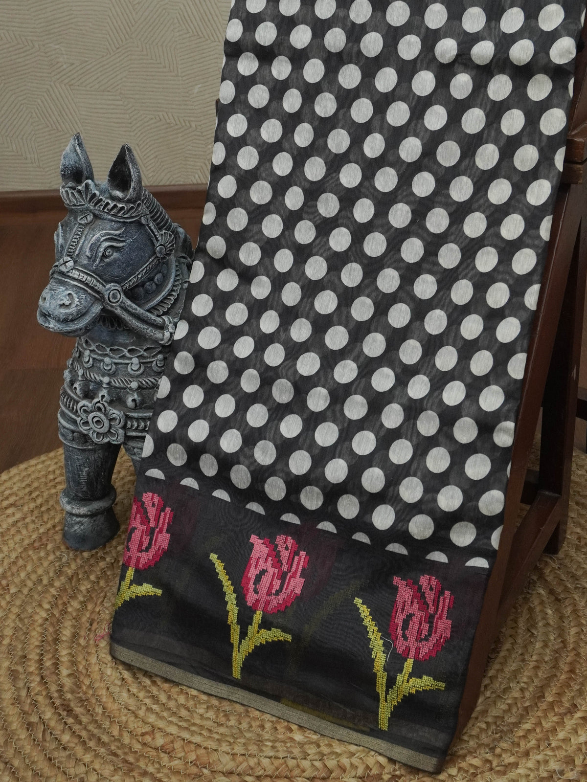 Chanderi Cotton Saree | TTDS3649