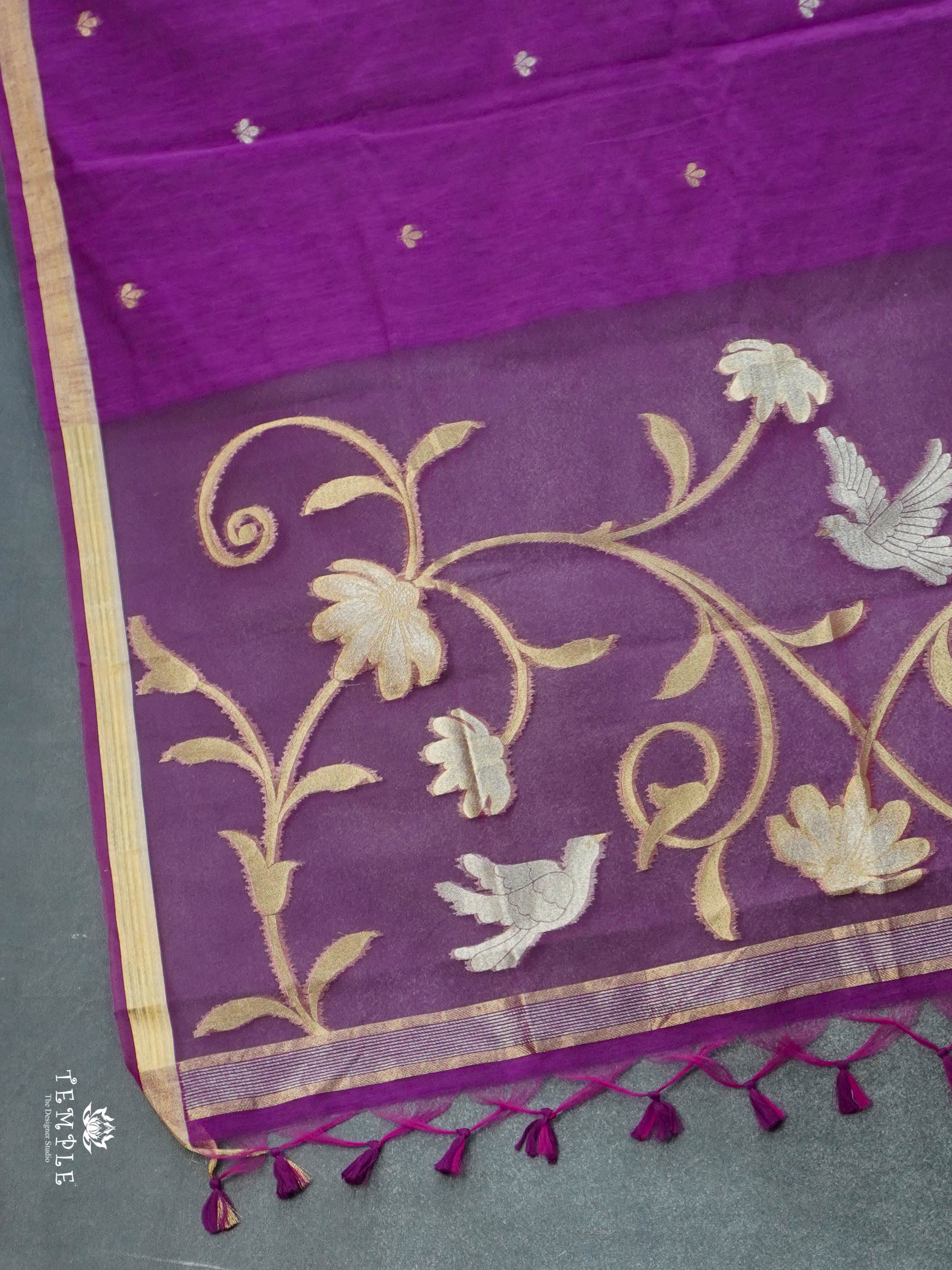 Linen Silk Saree | TTDS2802