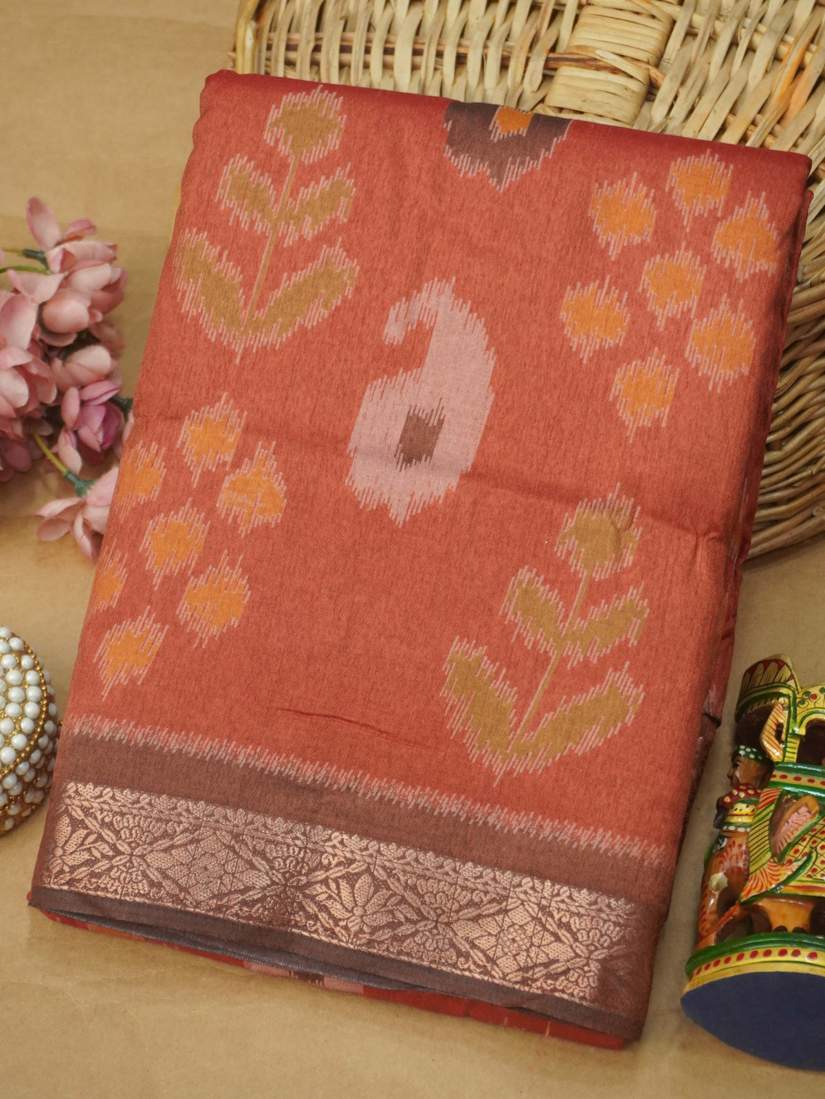 Semi Kanchi Silk Saree | TTDS3655